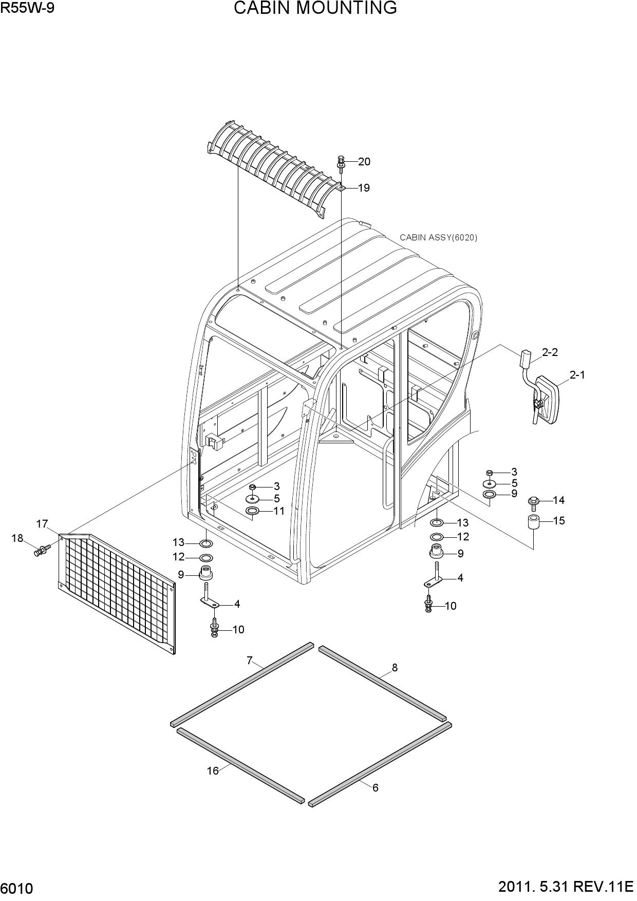 CABIN MOUNTING