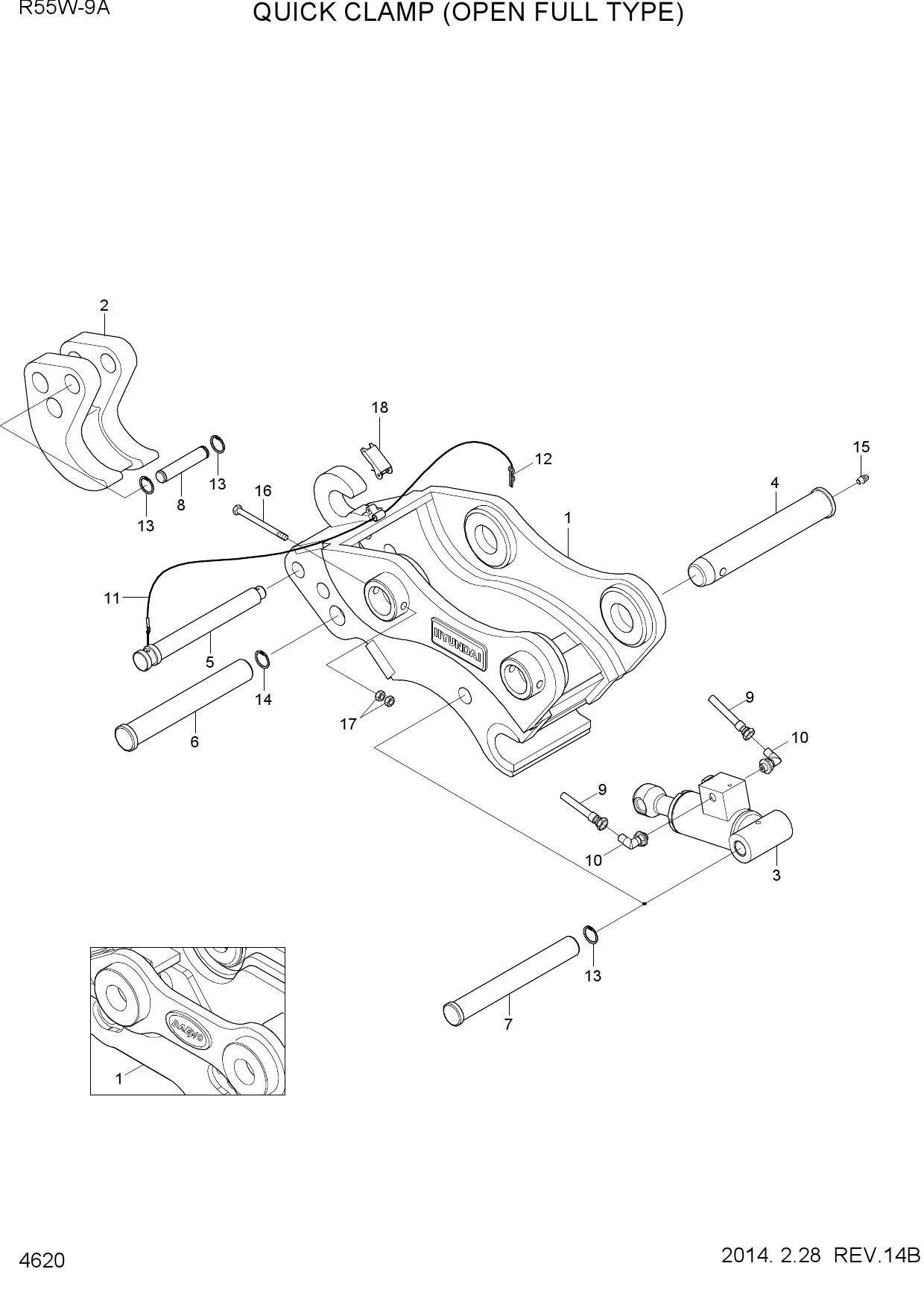 QUICK CLAMP ASSY(OPEN FULL TYPE)
