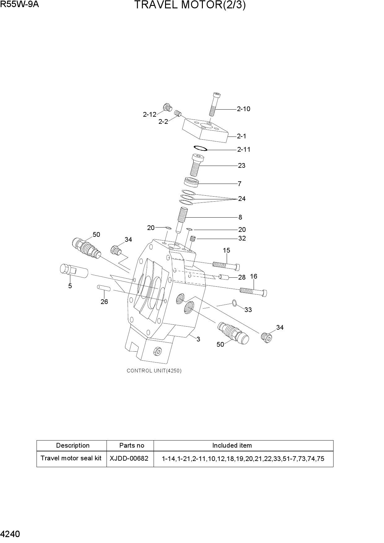 TRAVEL MOTOR(2/3)
