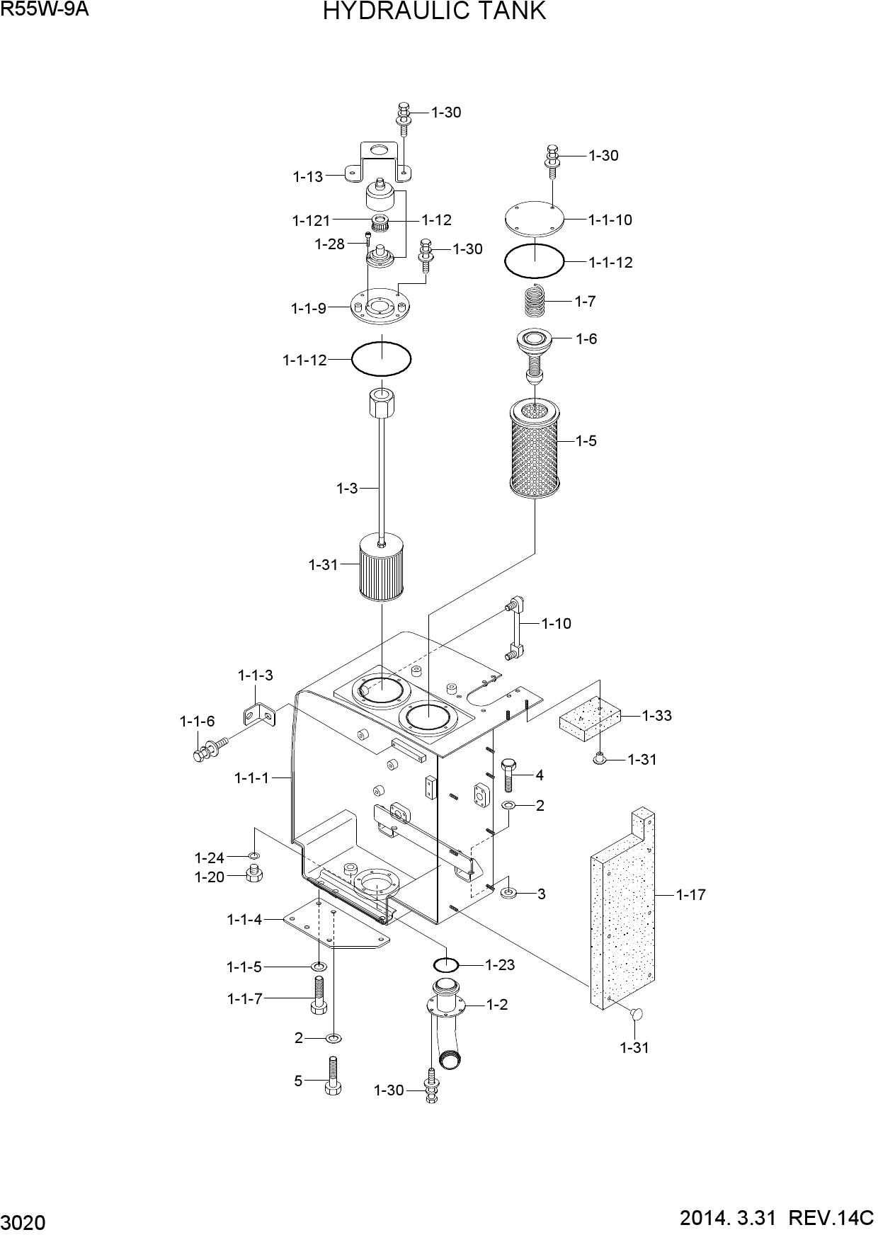 HYDRAULIC TANK