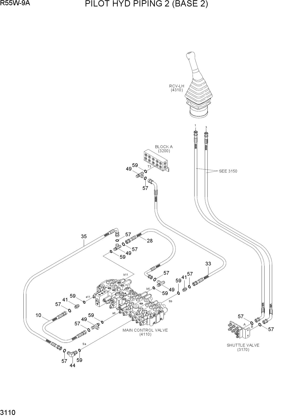 PILOT HYD PIPING 2 (BASE 2)