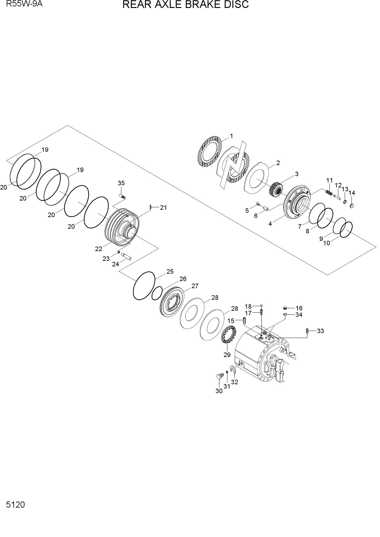 REAR AXLE BRAKE DISC
