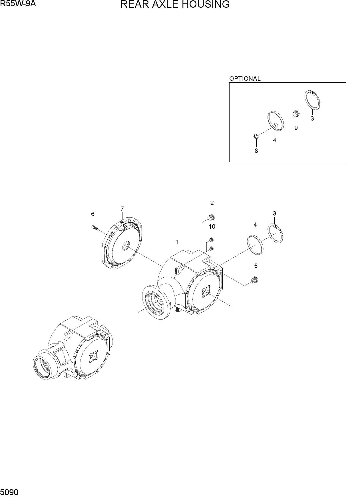 REAR AXLE HOUSING