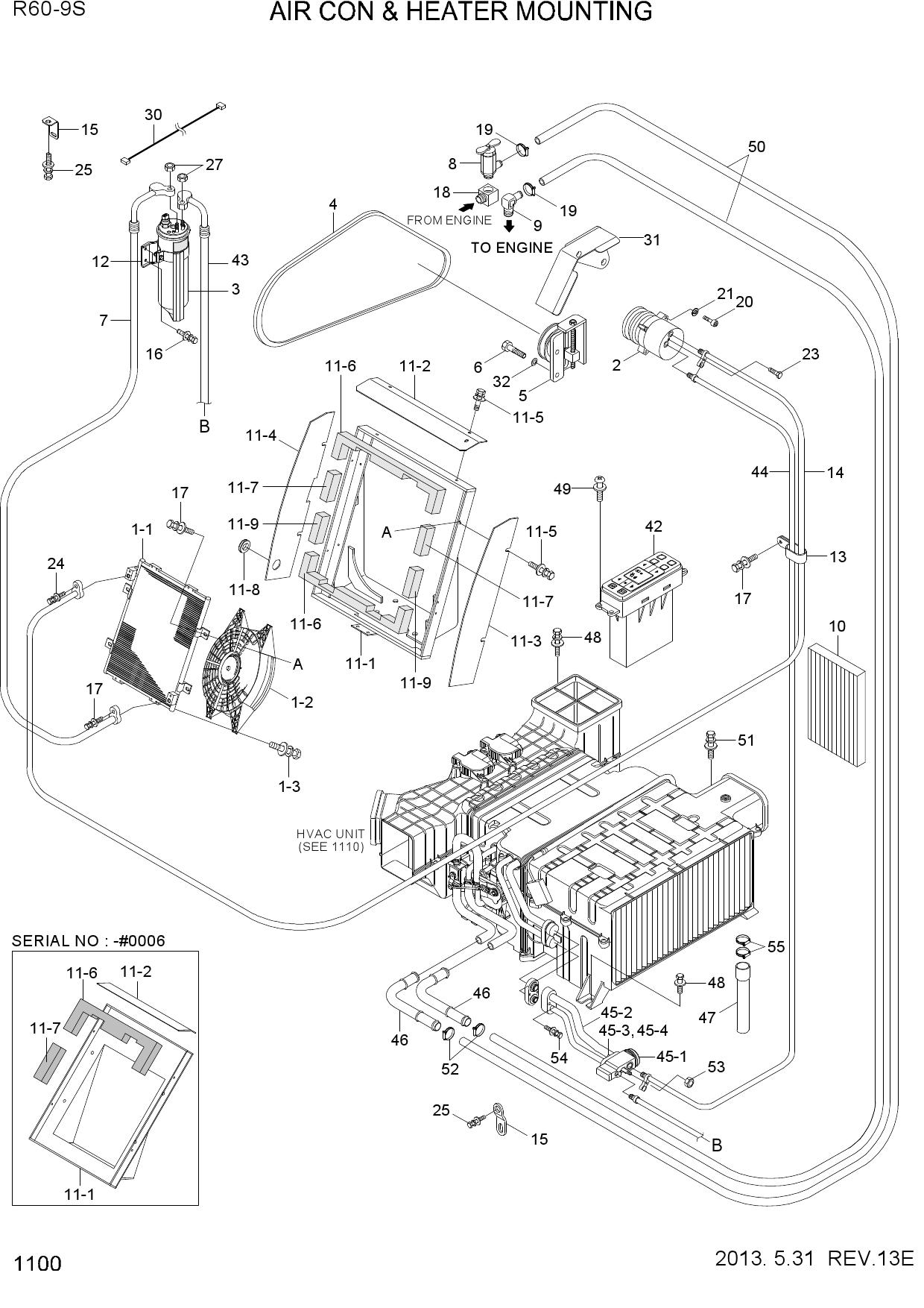 AIR CON & HEATER MOUNTING