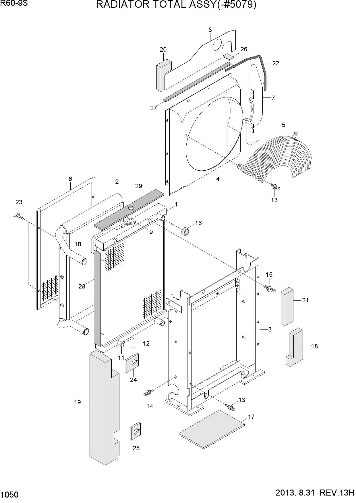 RADIATOR TOTAL ASSY(-#5079)