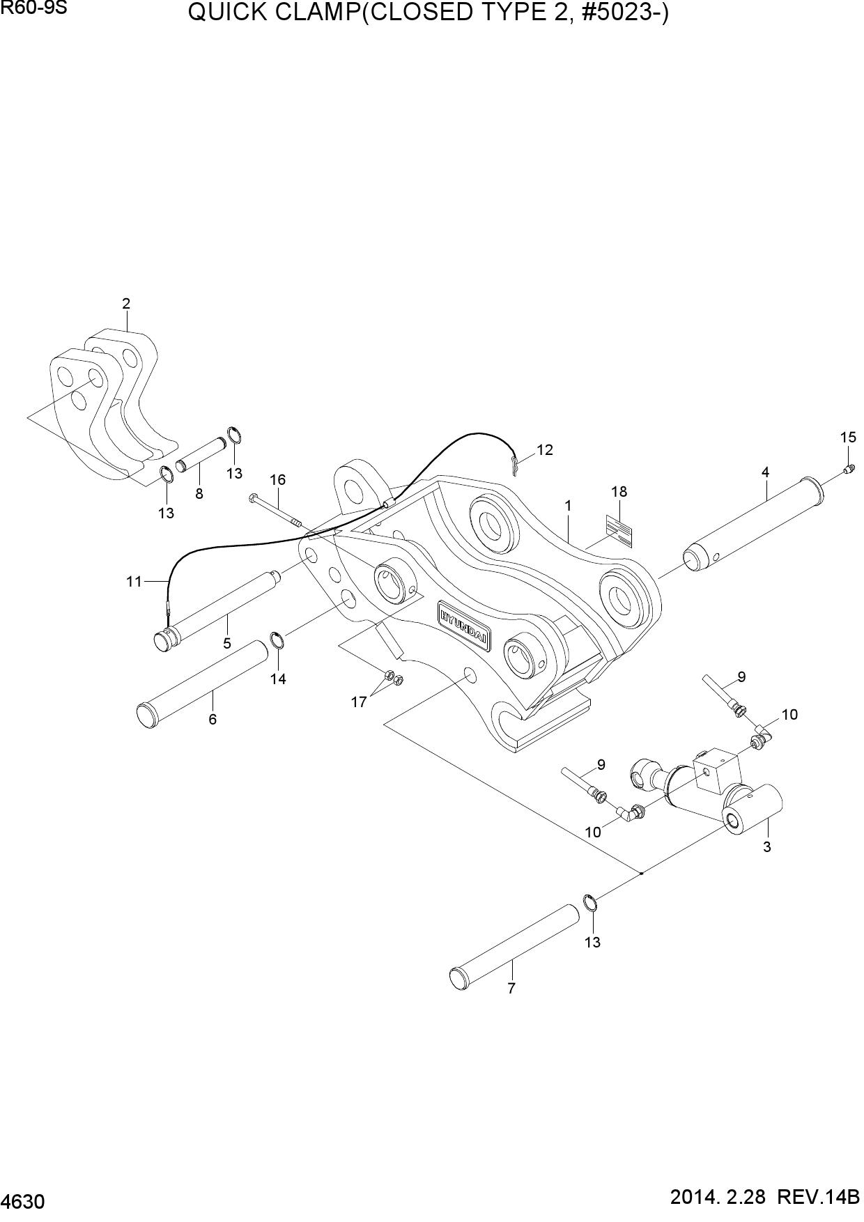 QUICK CLAMP ASSY(CLOSE FULL TYPE,#5023-)