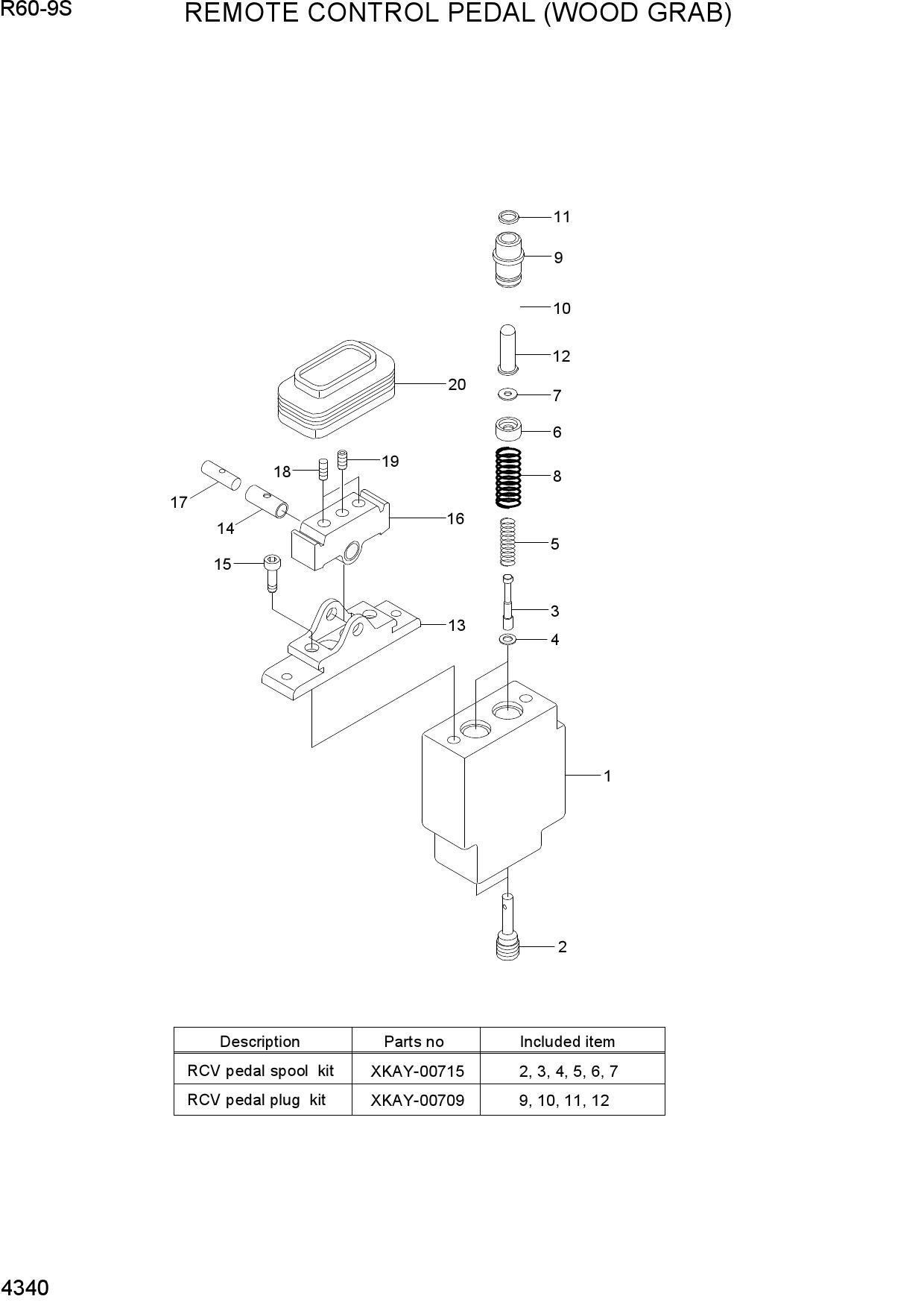 REMOTE CONTROL PEDAL(WOOD GRAB)