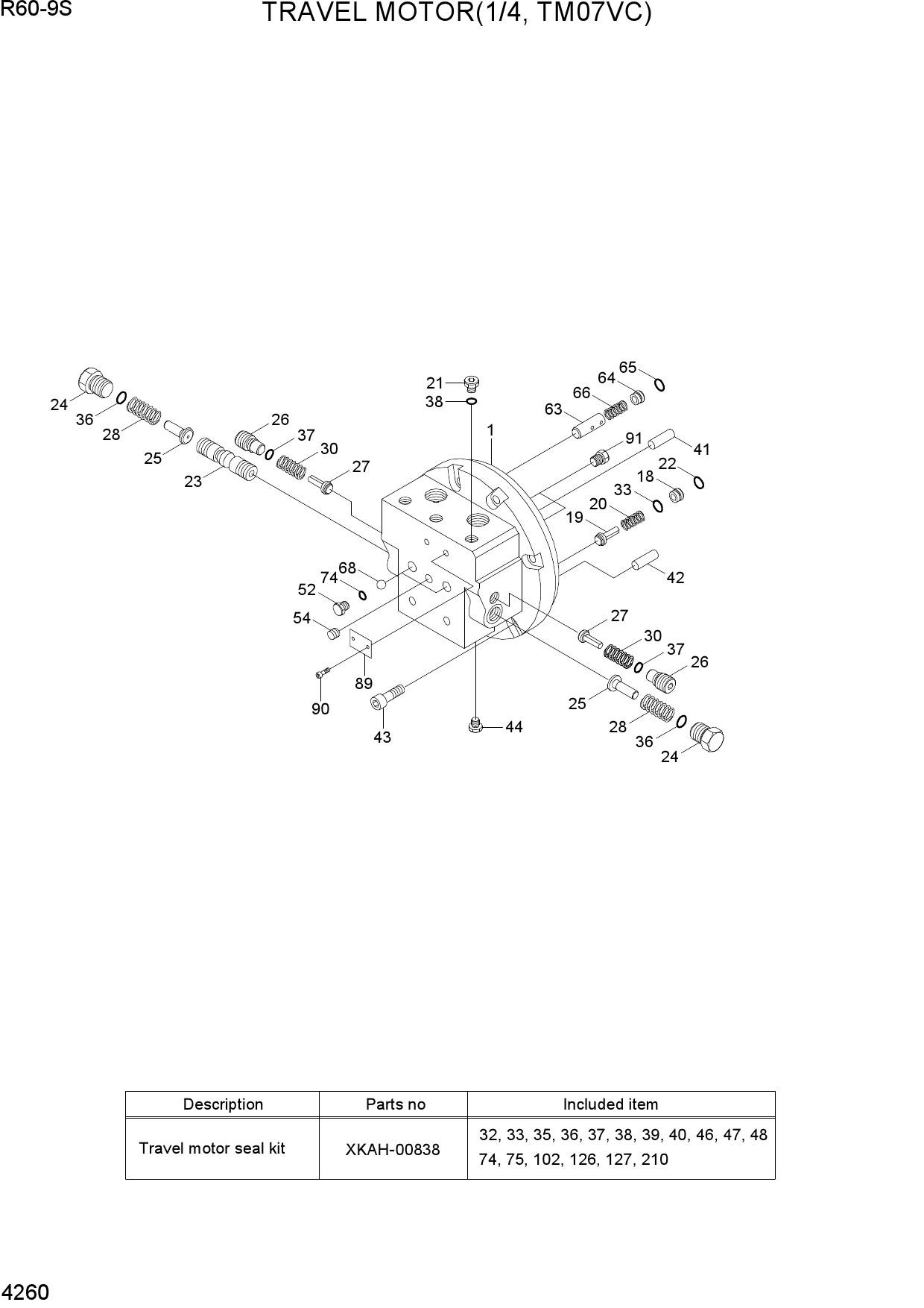TRAVEL MOTOR(1/4, TM07VC)