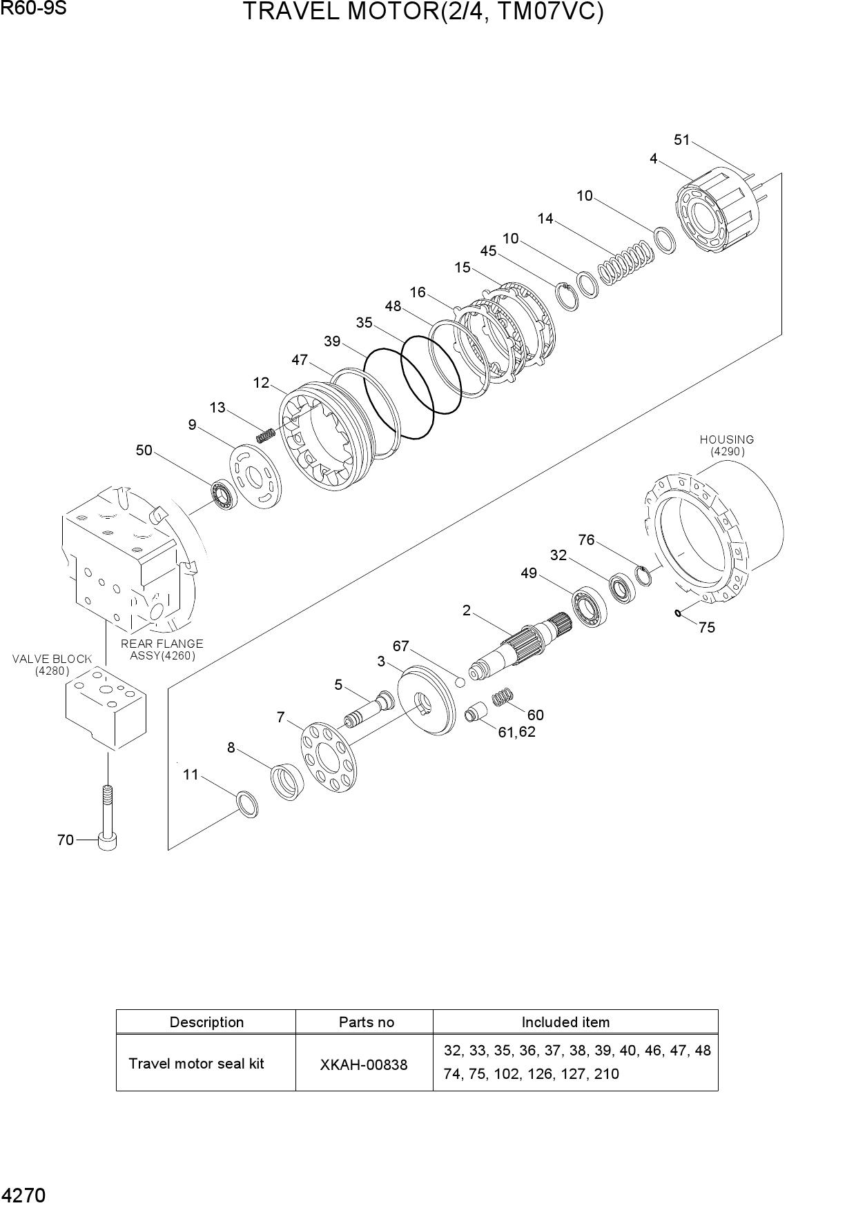 TRAVEL MOTOR(2/4, TM07VC)