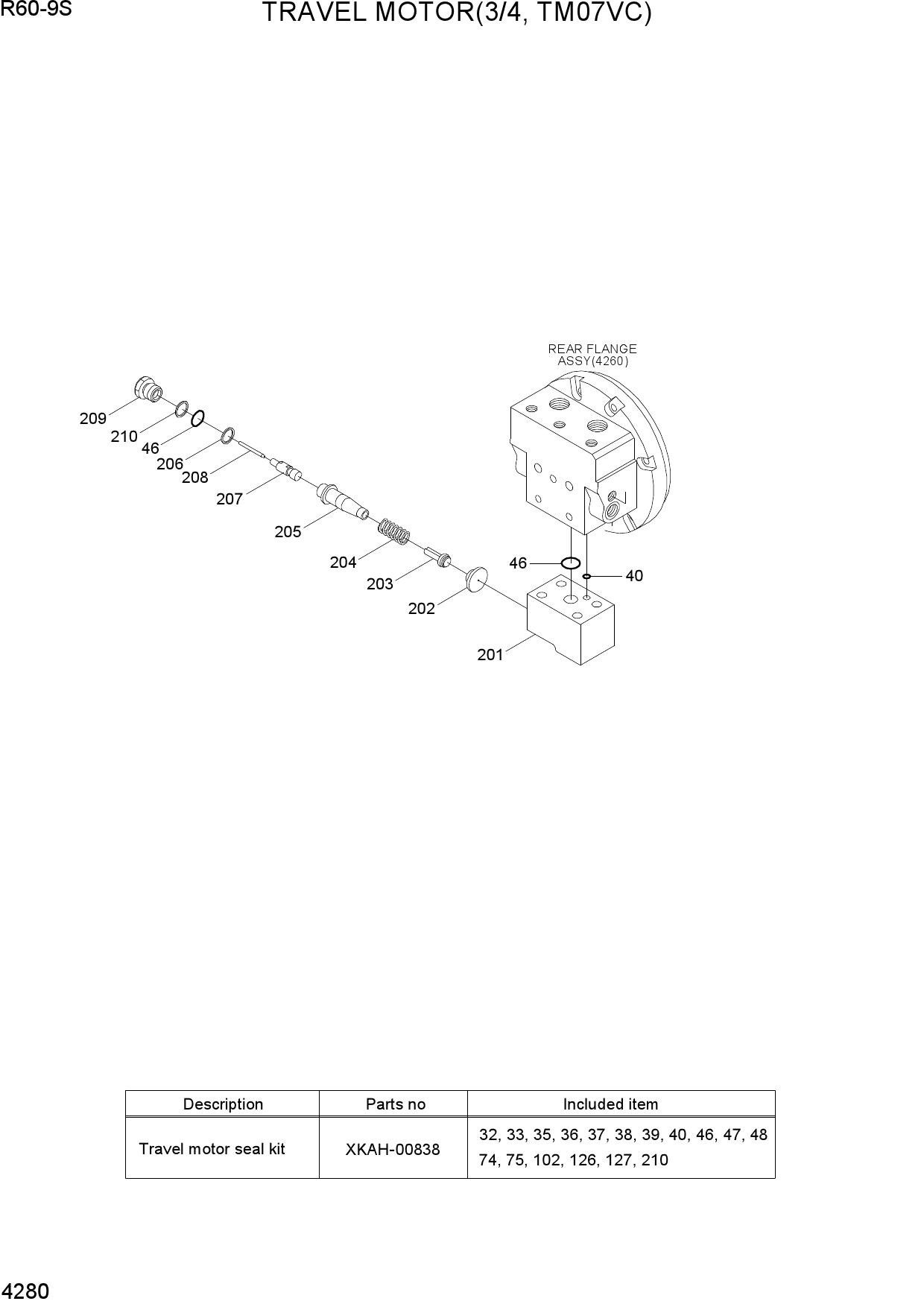 TRAVEL MOTOR(3/4, TM07VC)