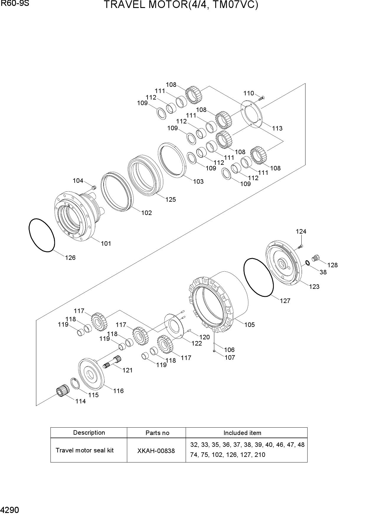TRAVEL MOTOR(4/4, TM07VC)