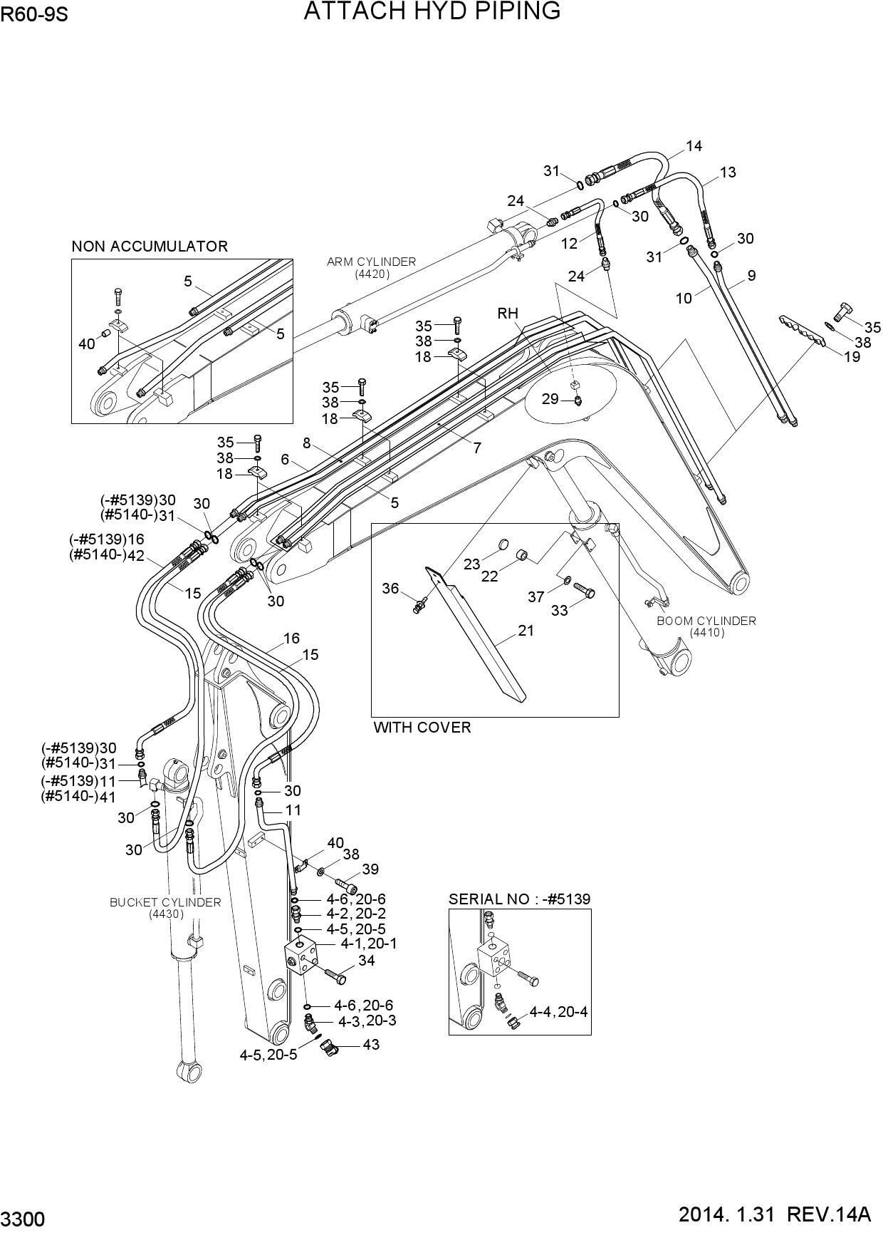 ATTACH HYDRAULIC PIPING