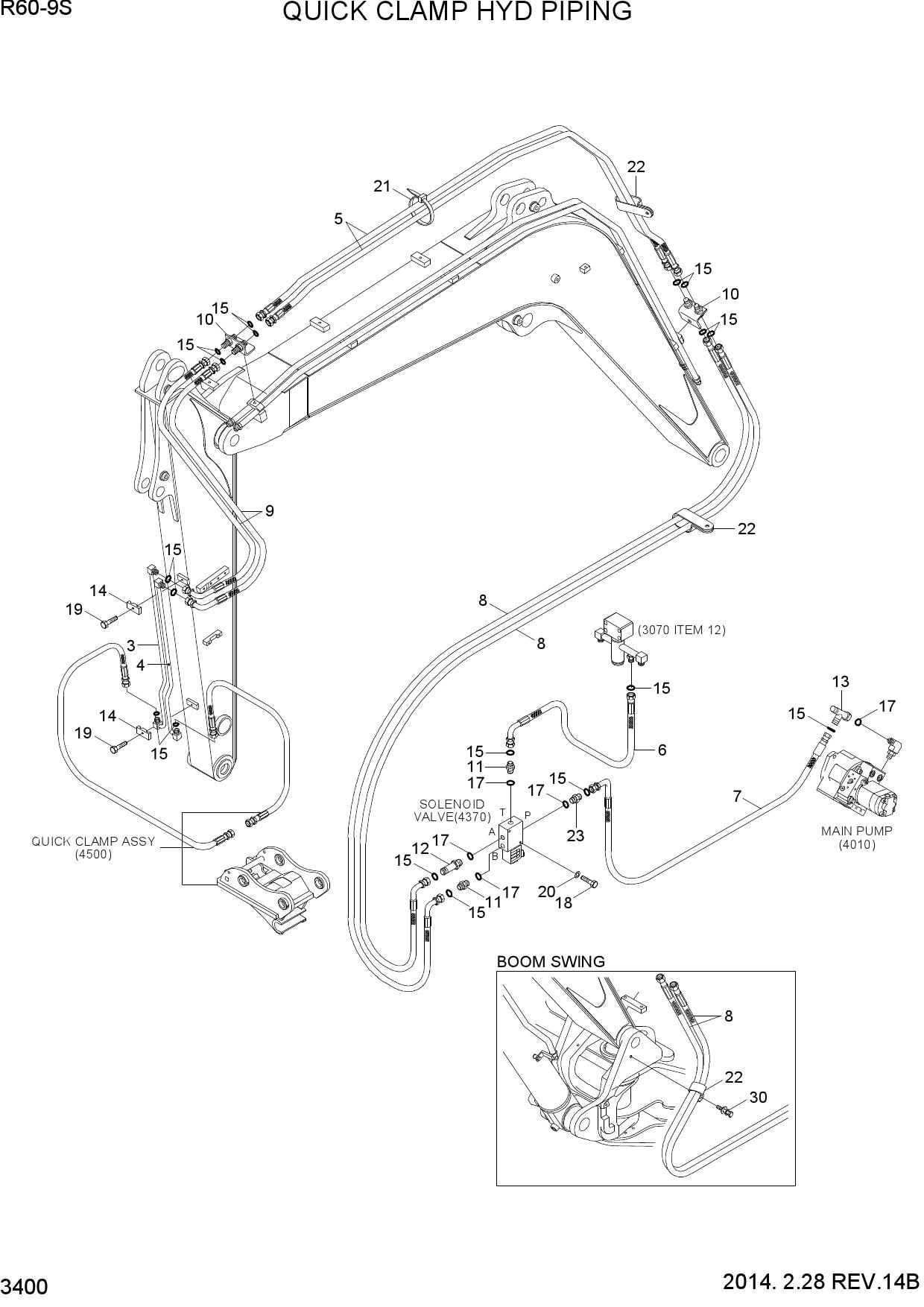 QUICK CLAMP HYD PIPING