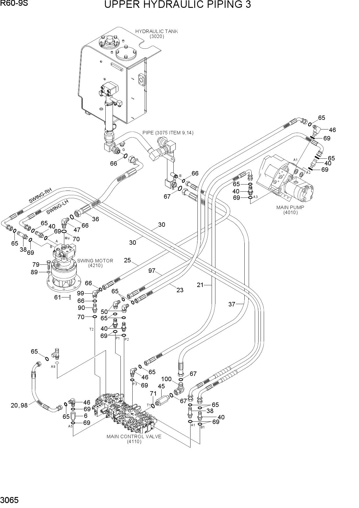 UPPER HYDRAULIC PIPING 3