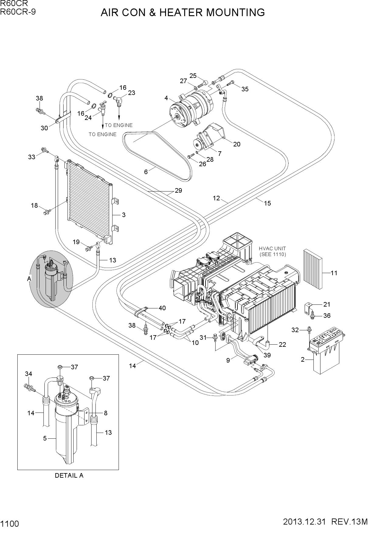 AIR CON & HEATER MOUNTING