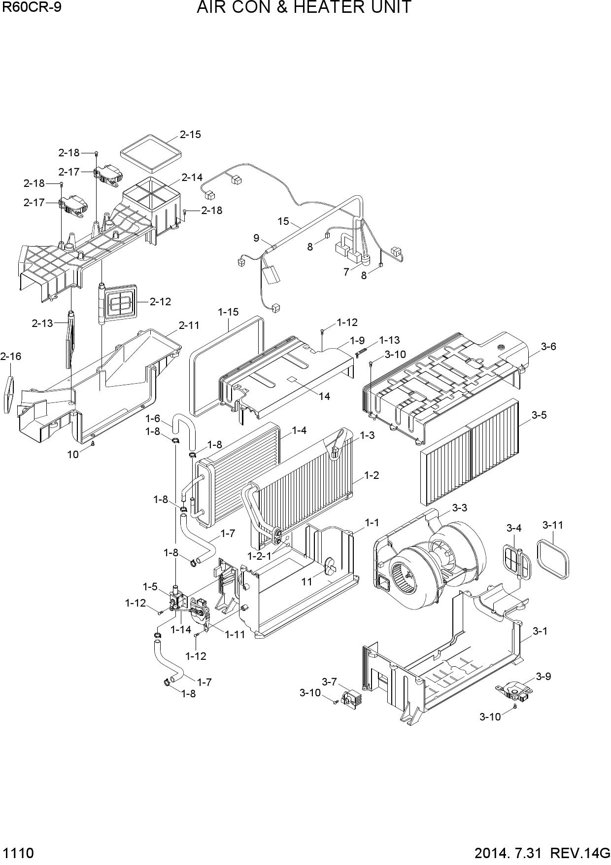 AIR CON & HEATER UNIT