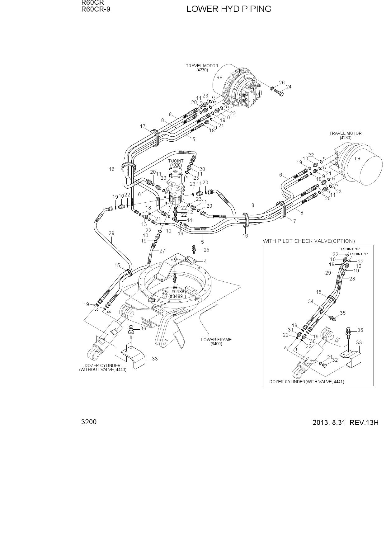 LOWER HYD PIPING
