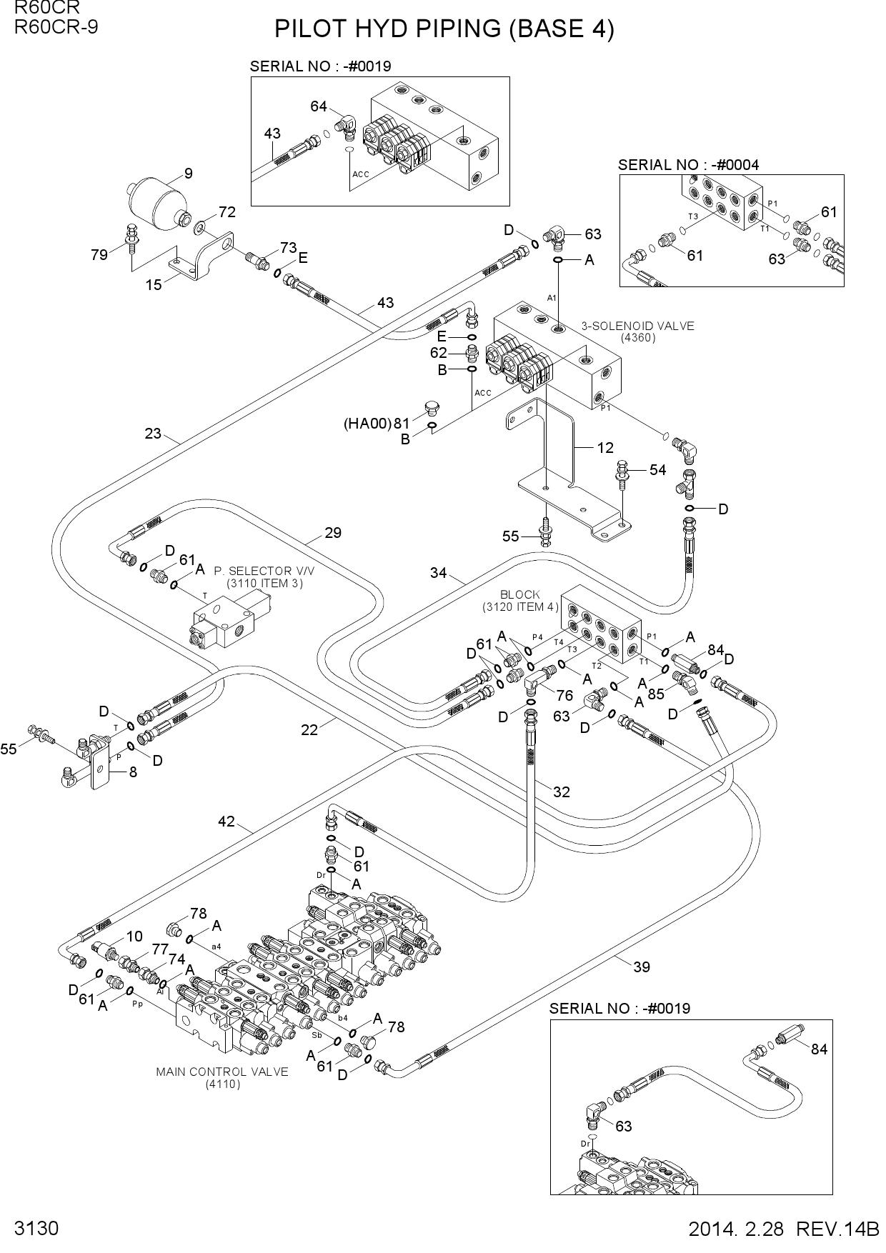 PILOT HYD PIPING (BASE 4)