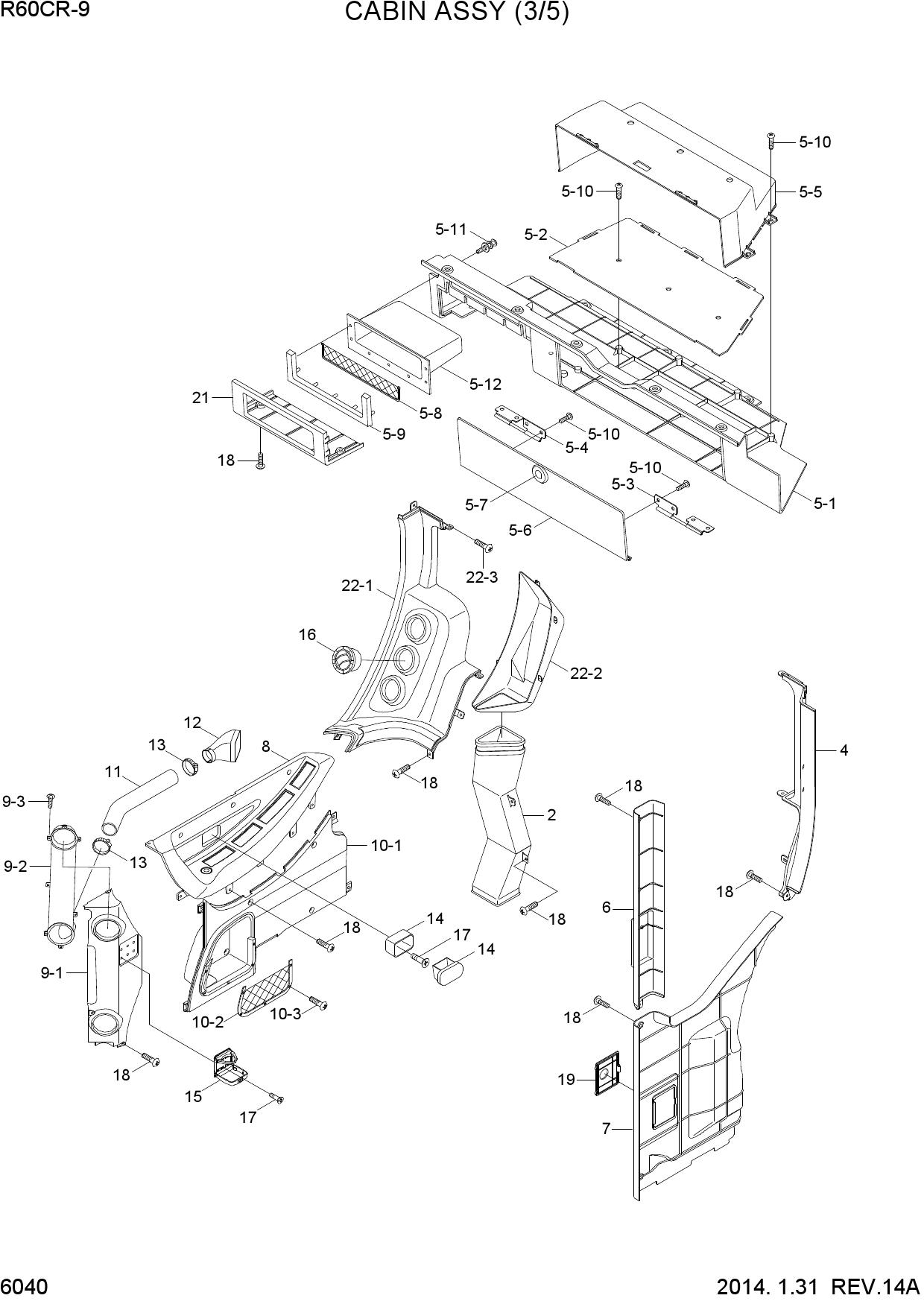 CABIN ASSY (3/5)