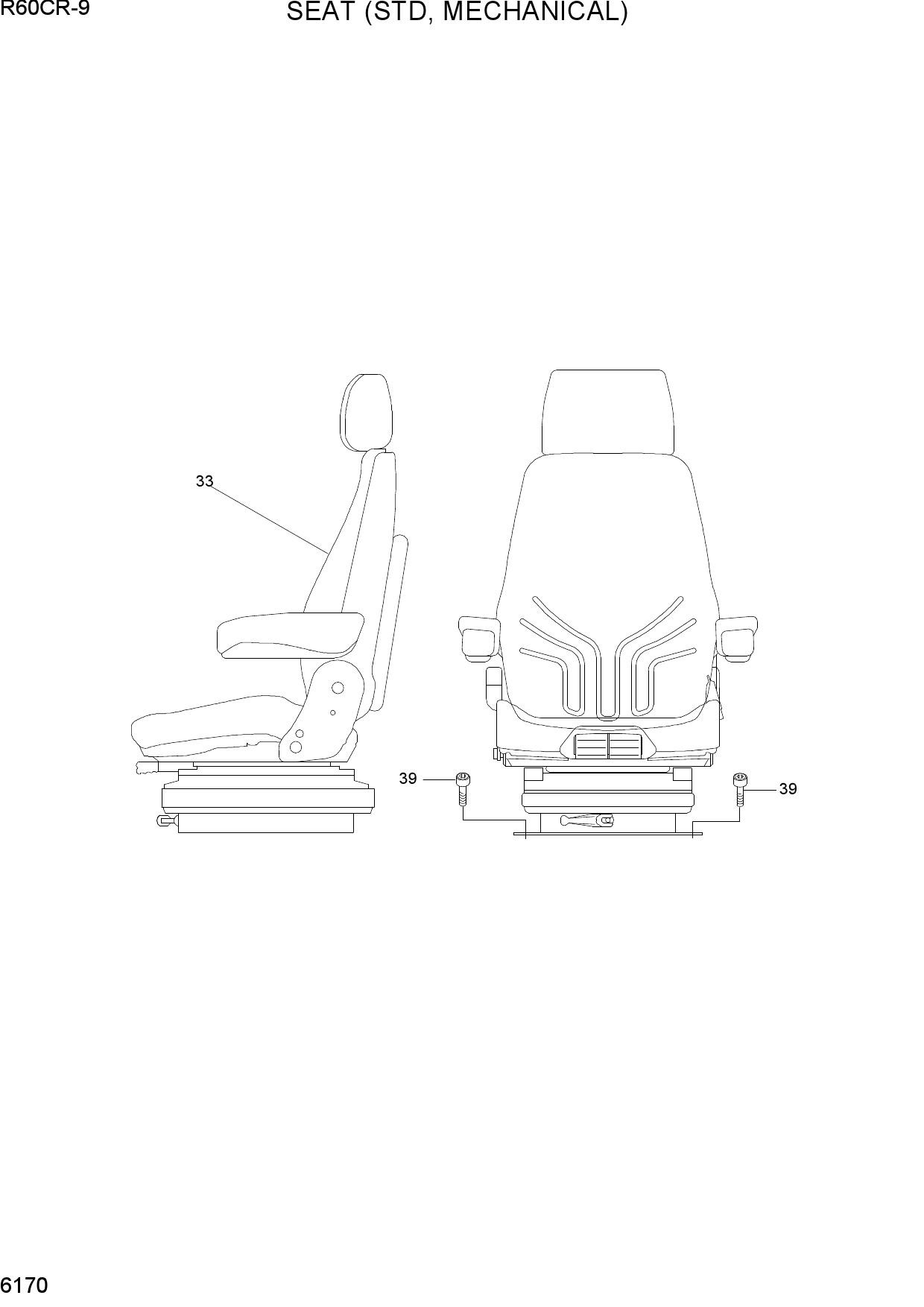SEAT (STD, MECHANICAL)