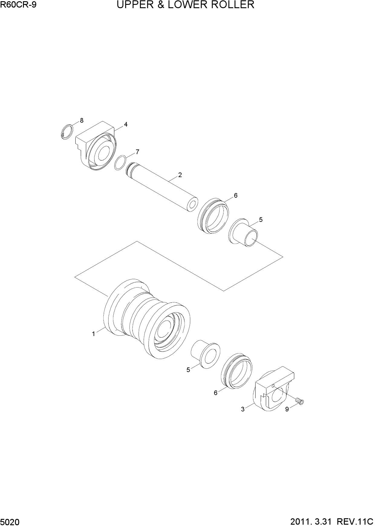 UPPER & LOWER ROLLER