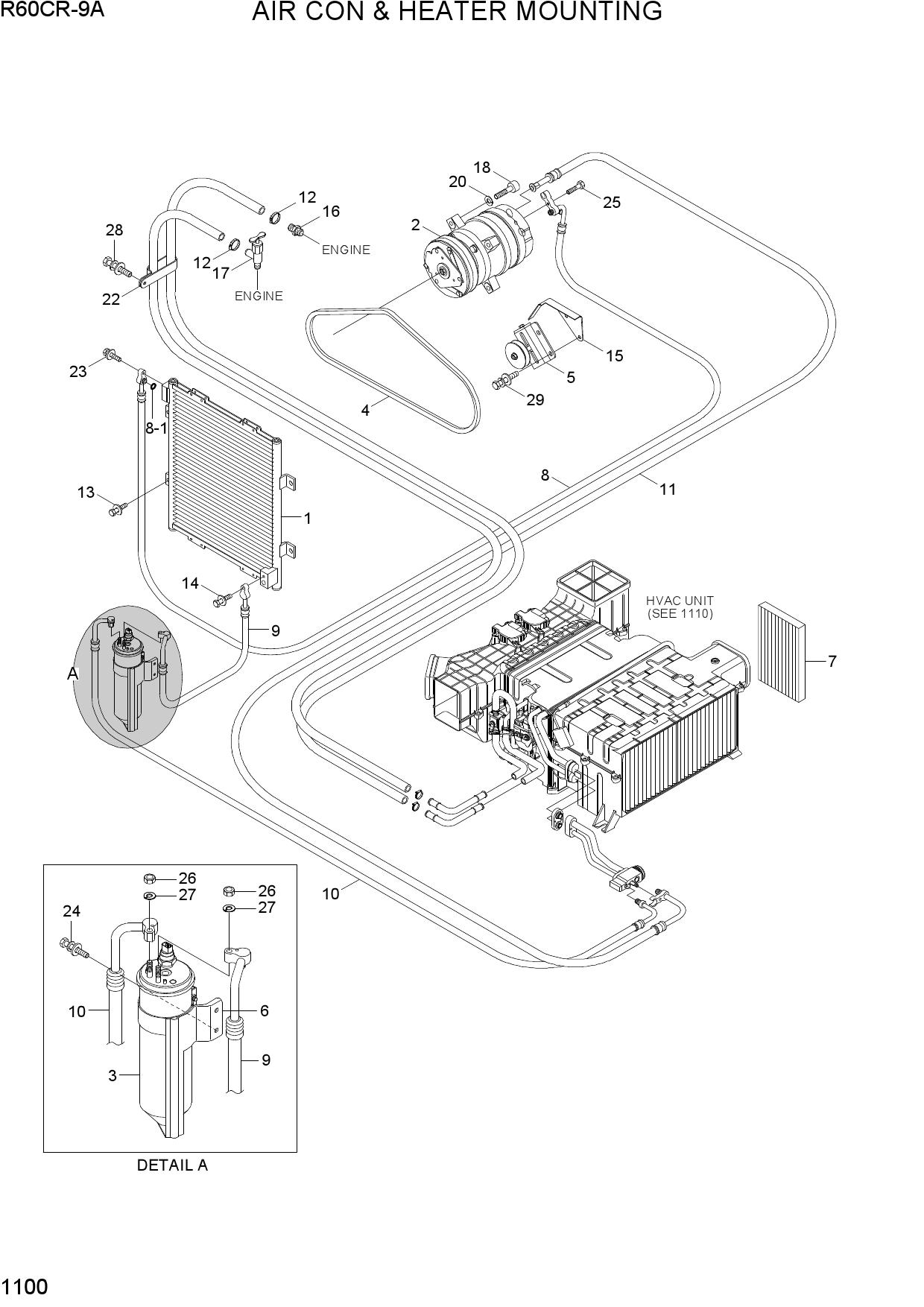 AIR CON & HEATER MOUNTING