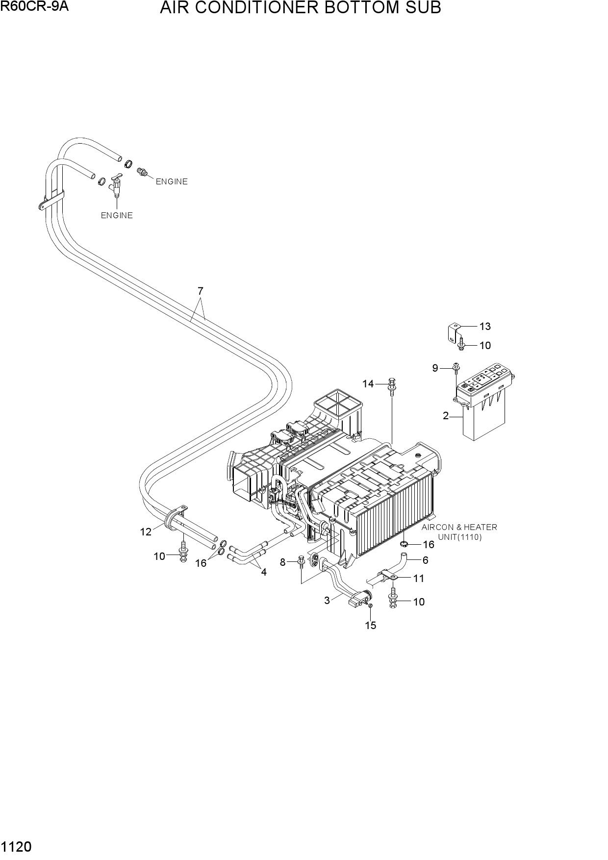 AIR CONDITIONER BOTTOM SUB