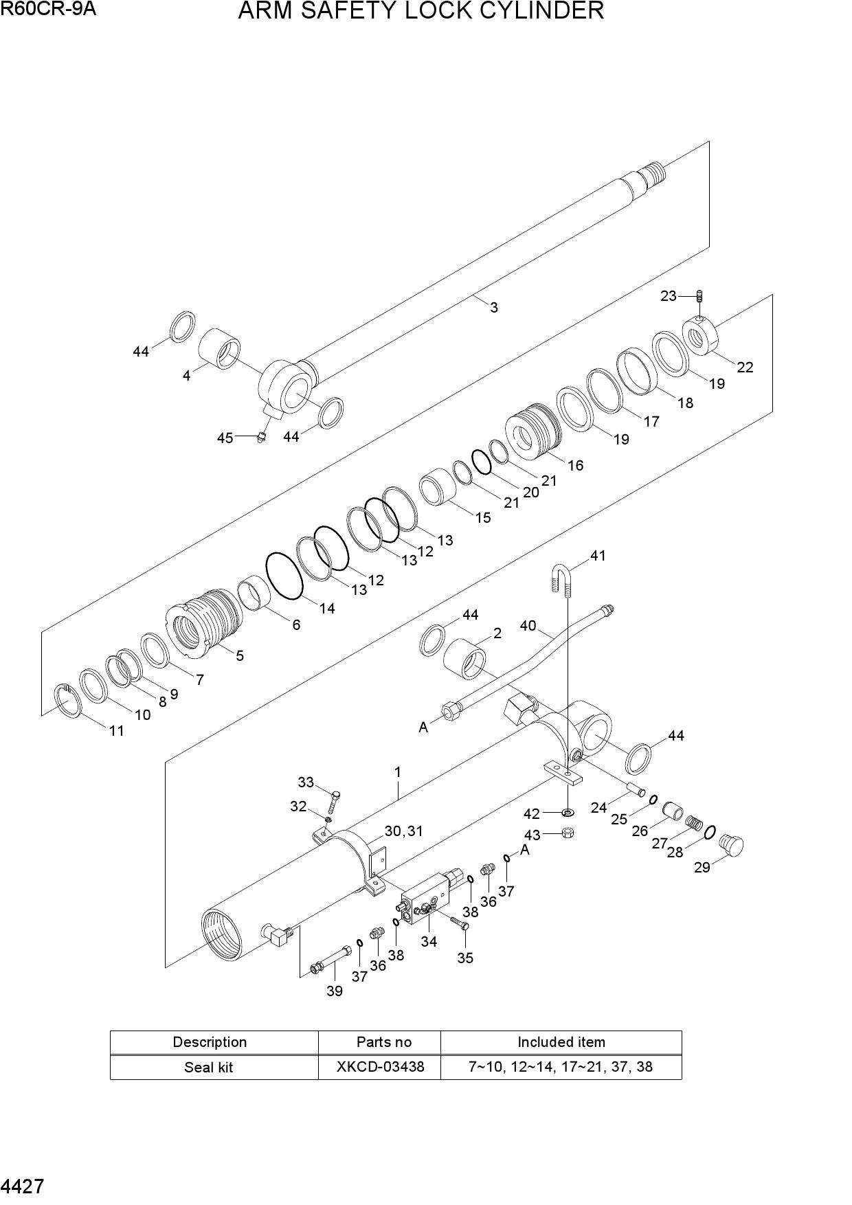 ARM SAFETY LOCK CYLINDER