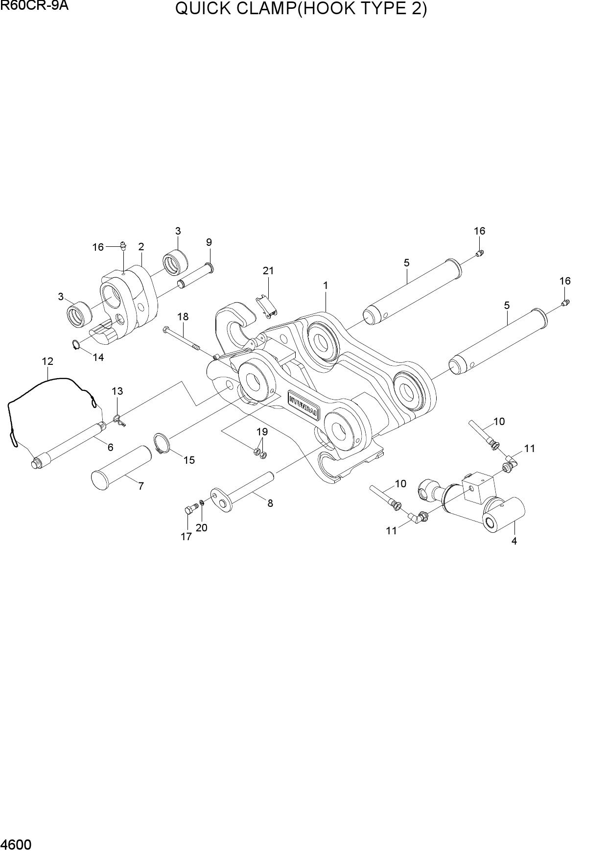 QUICK CLAMP ASSY (HOOK TYPE 2)