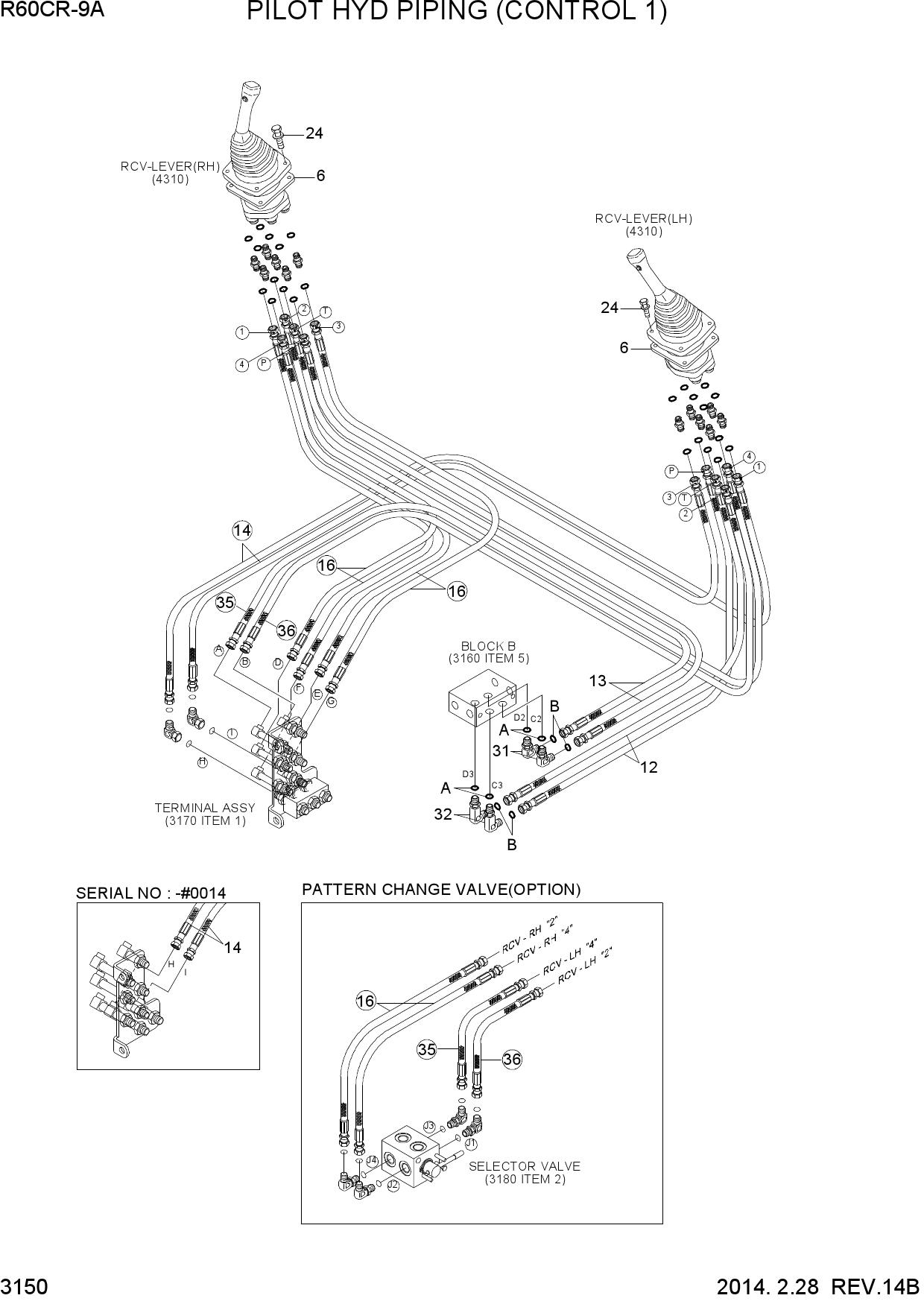 PILOT HYD PIPING (CONTROL 1)