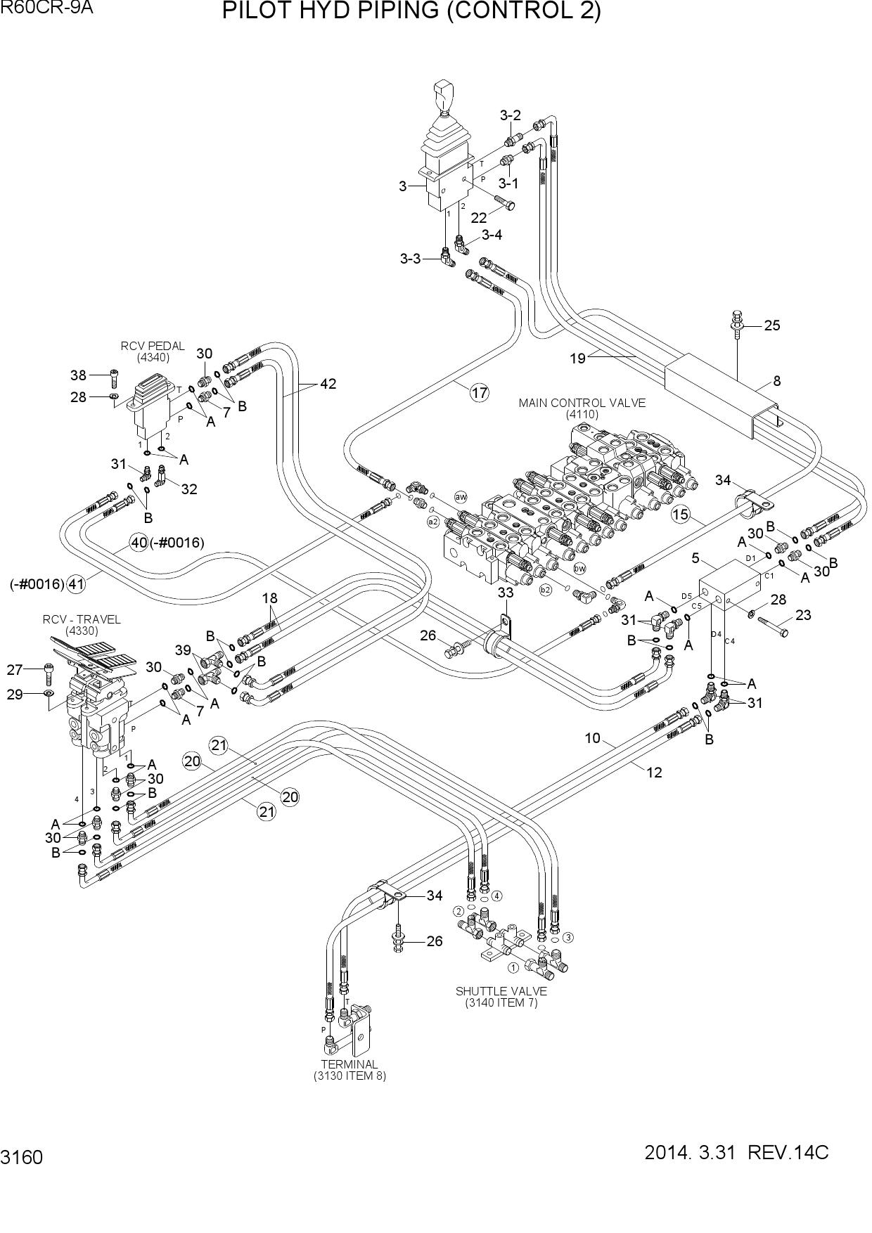 PILOT HYD PIPING (CONTROL 2)