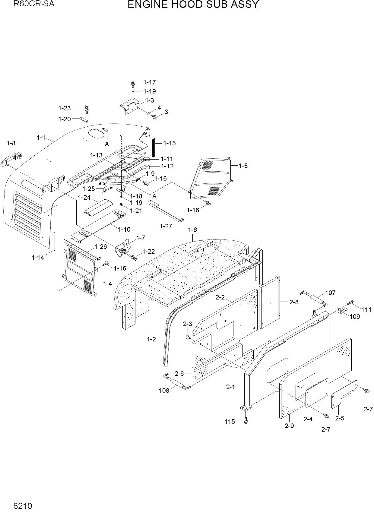 ENGINE HOOD SUB ASSY