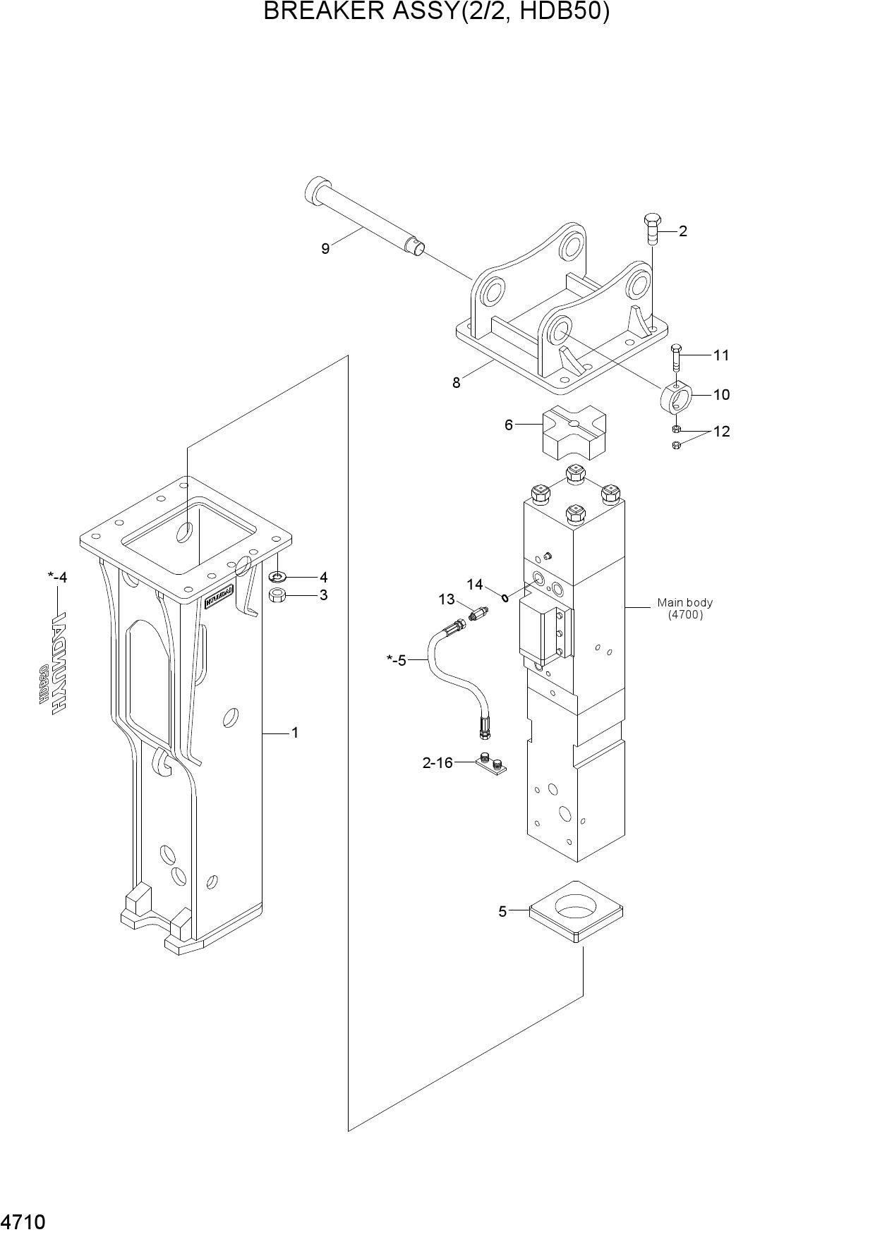 BREAKER ASSY(2/2, HDB50)