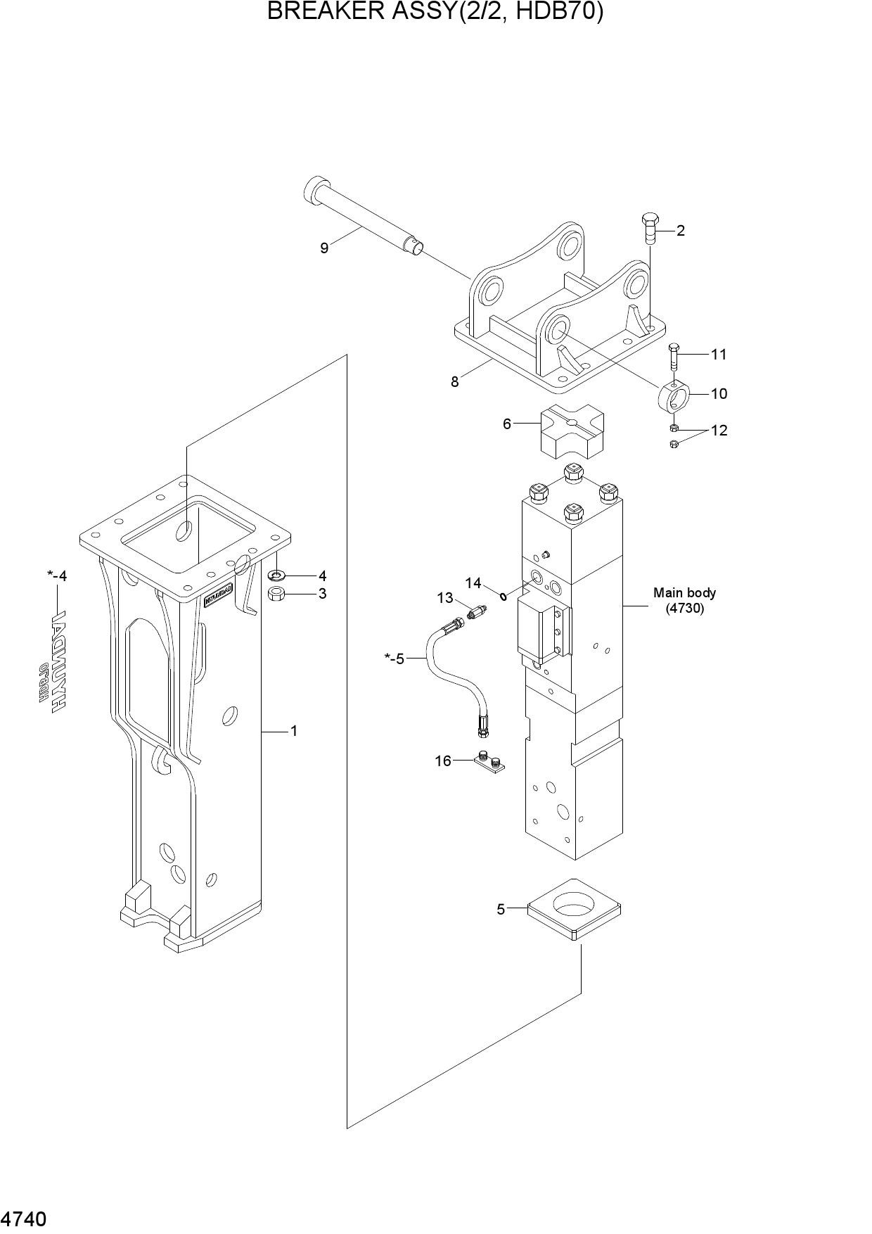 BREAKER ASSY(2/2, HDB70)