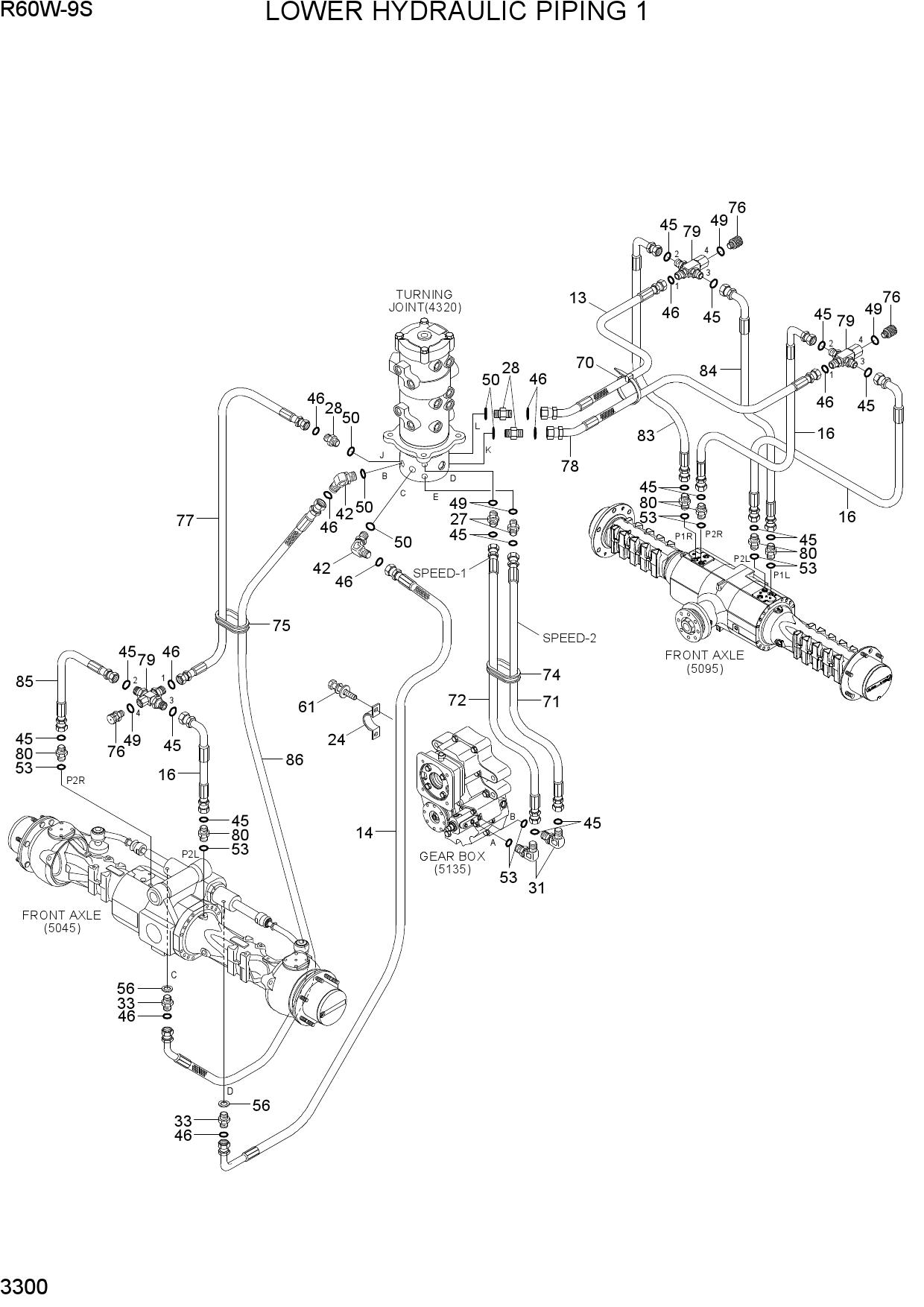 LOWER HYDRAULIC PIPING  1