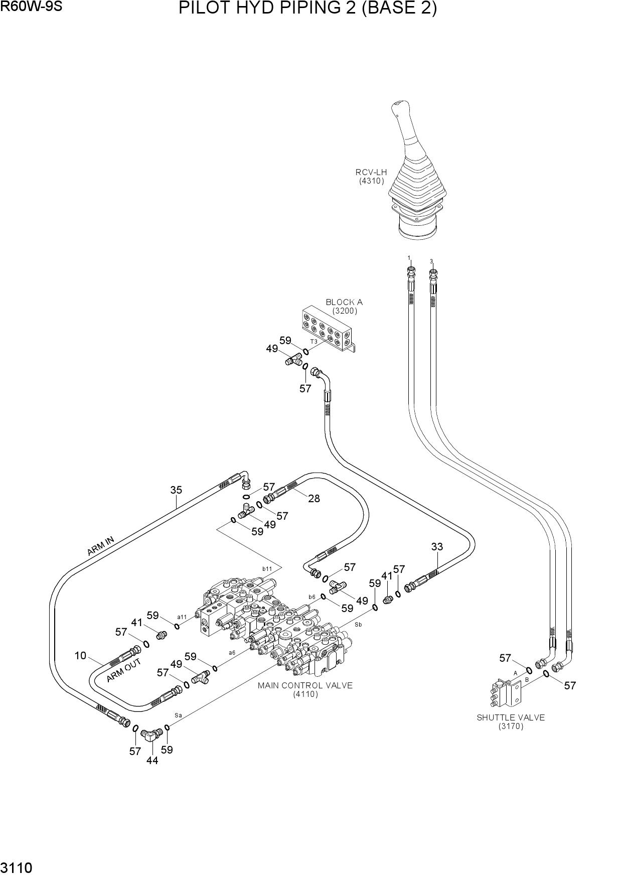 PILOT HYD PIPING 2 (BASE 2)
