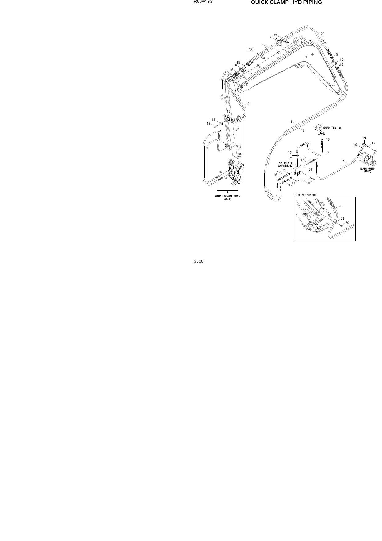 QUICK CLAMP HYD PIPING