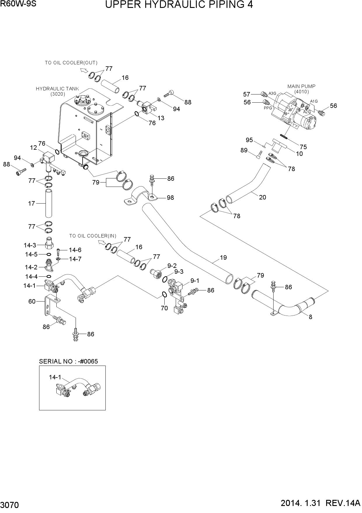 UPPER HYDRAULIC PIPING 4