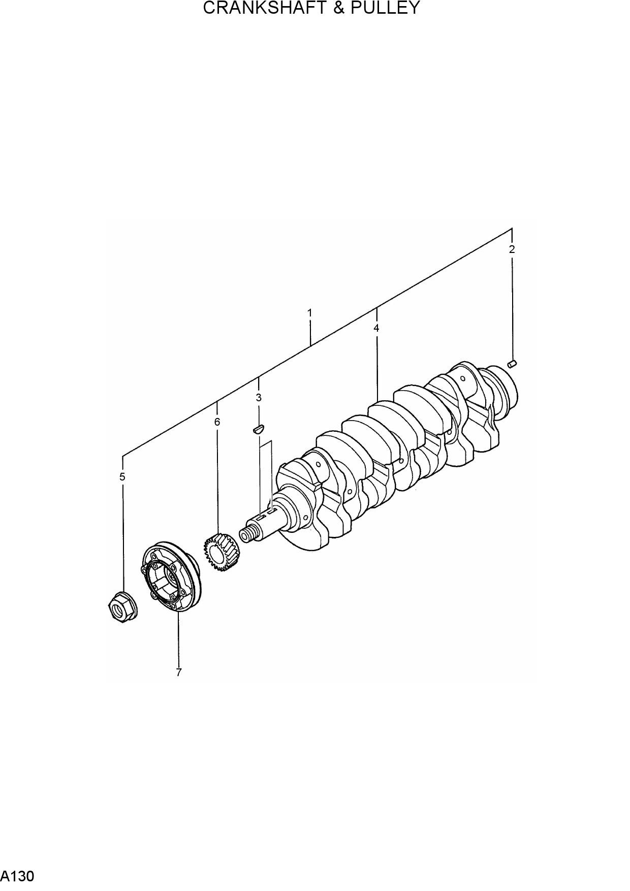 CRANKSHAFT & PULLEY