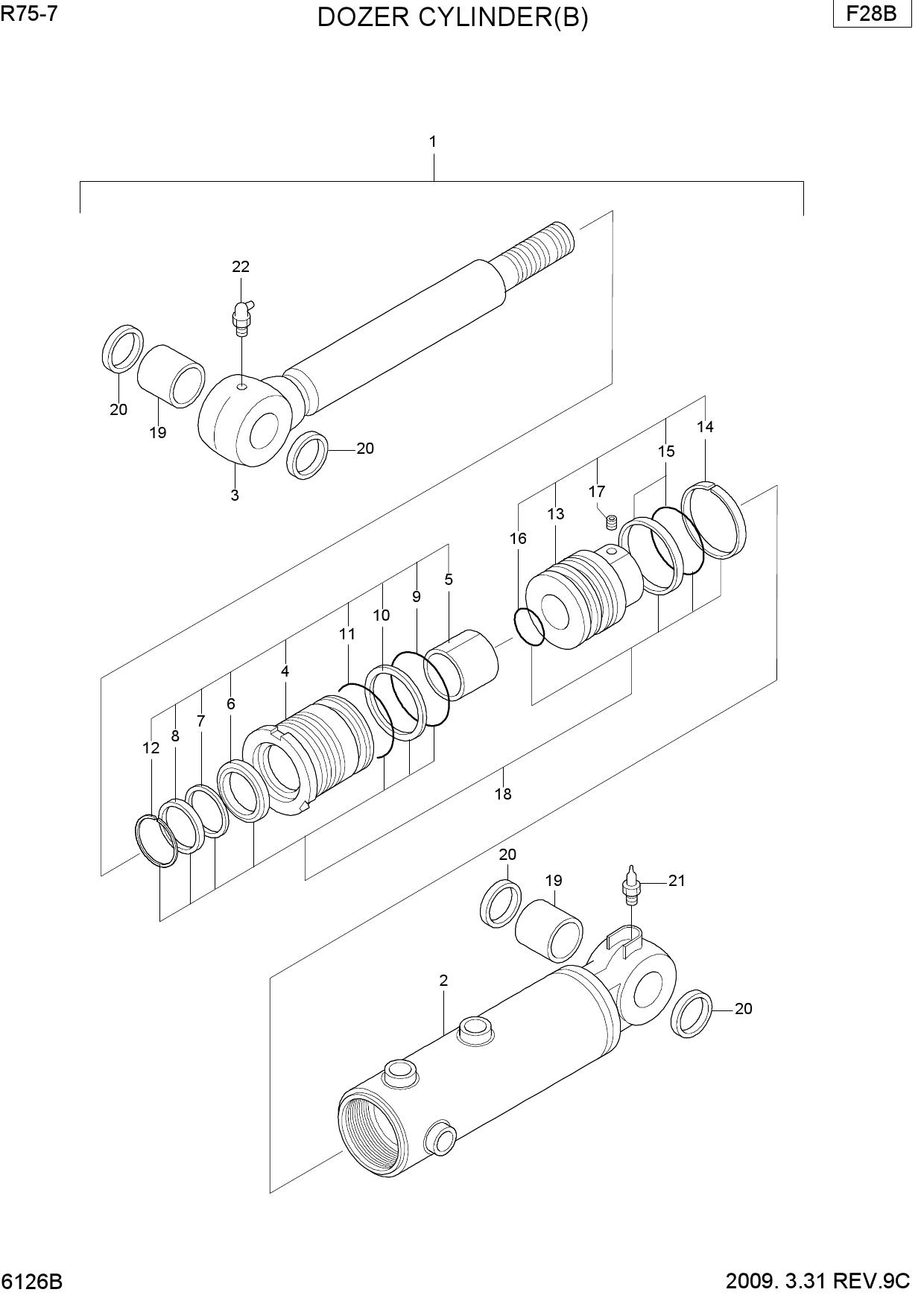 DOZER CYLINDER