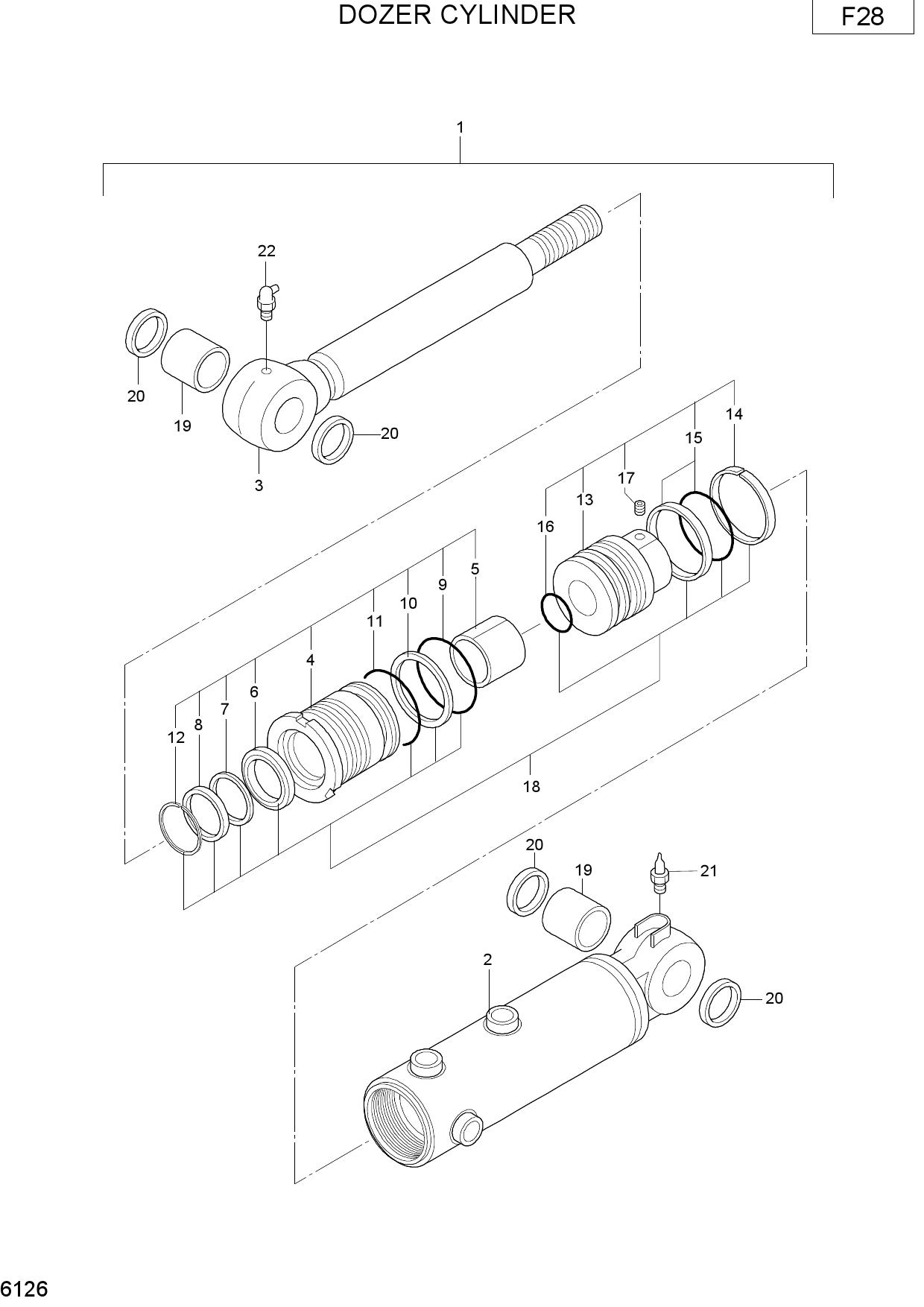 DOZER CYLINDER