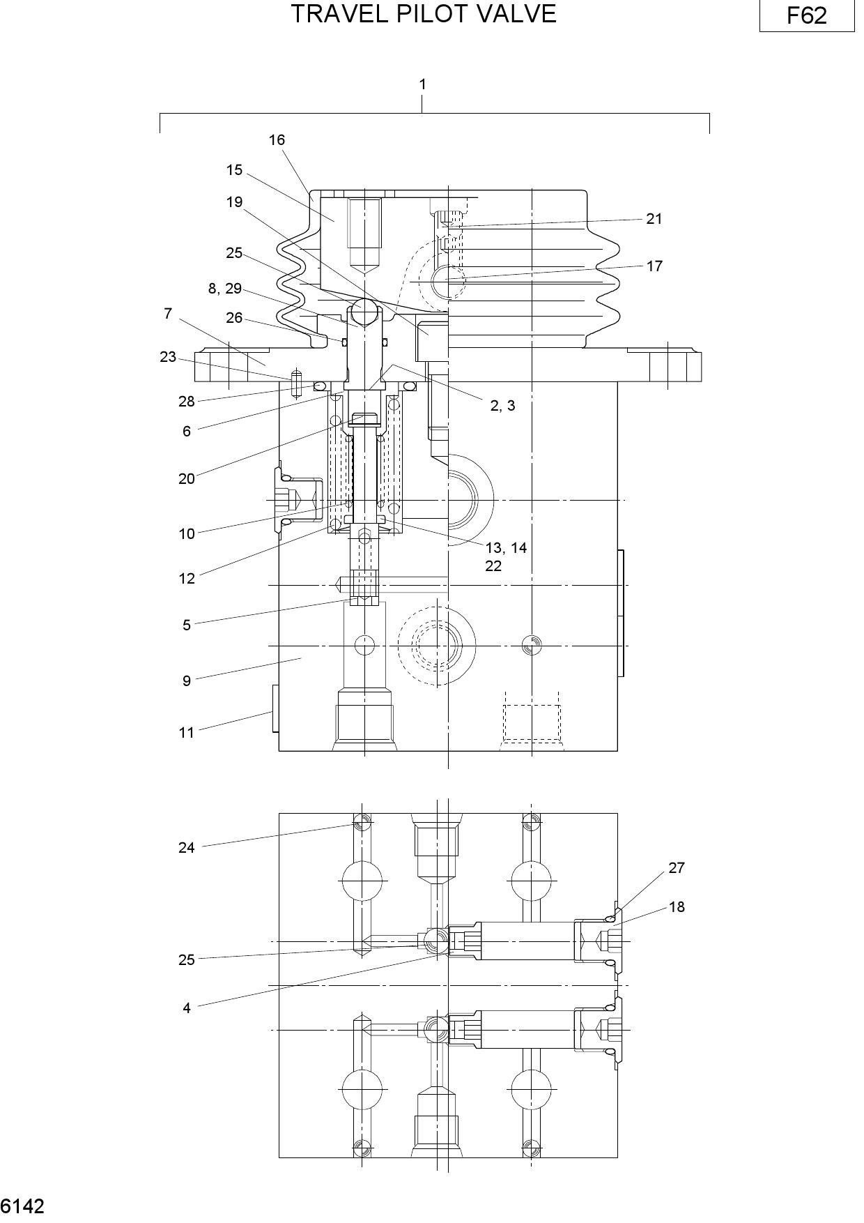 TRAVEL PILOT VALVE