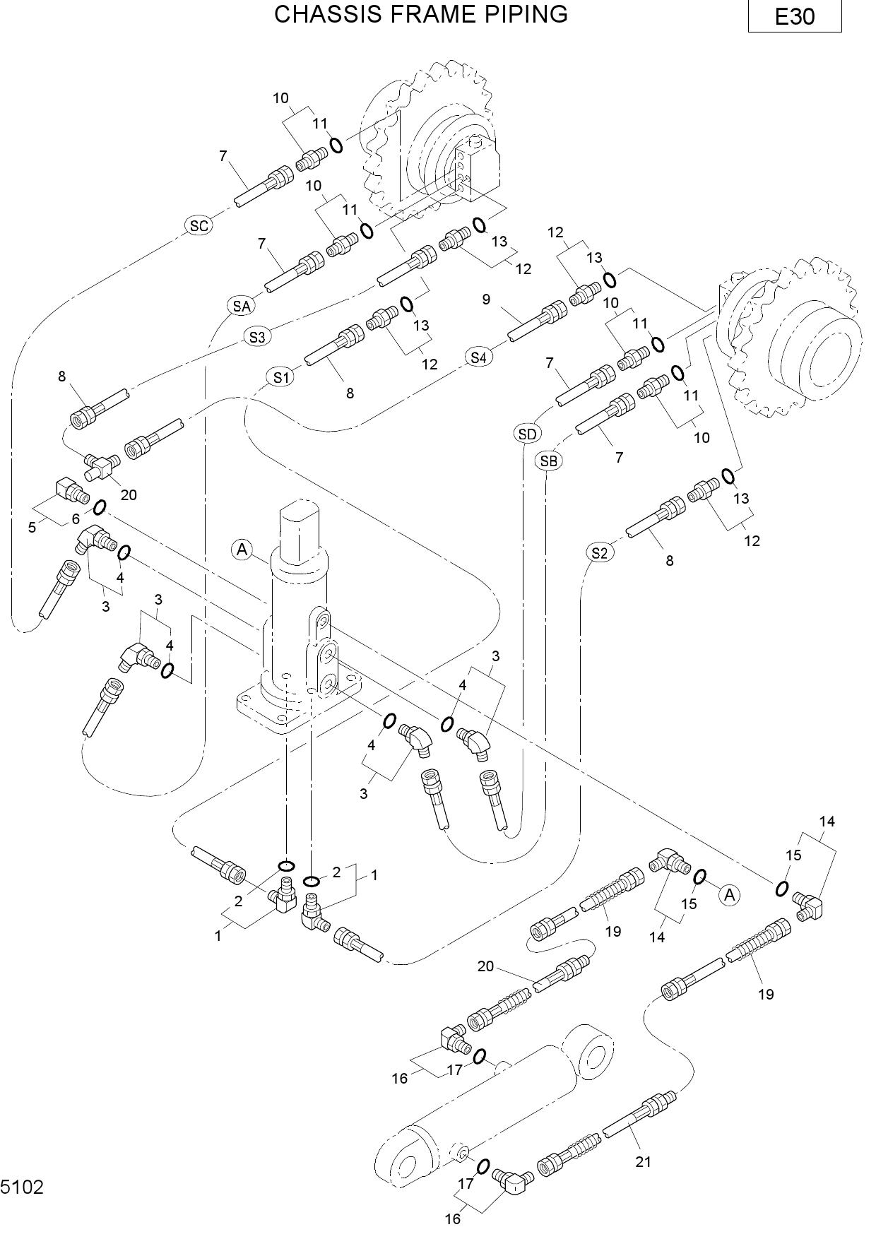 CHASSIS FRAME PIPING
