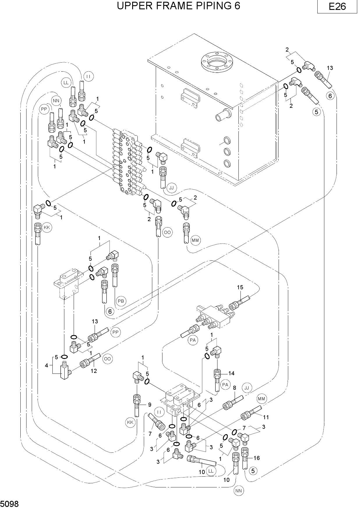 UPPER FRAME PIPING 6