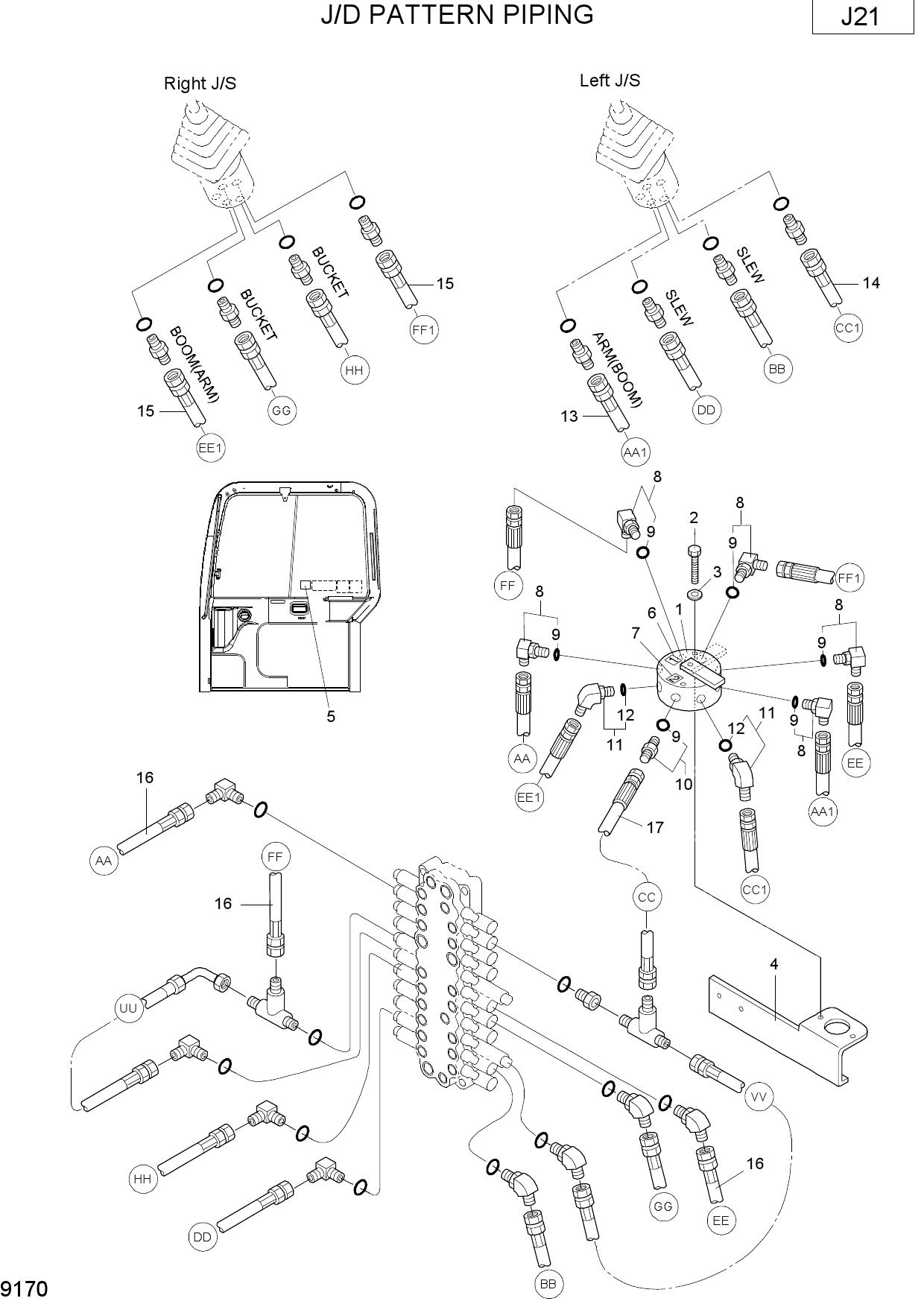 J/D PATTERN PIPING
