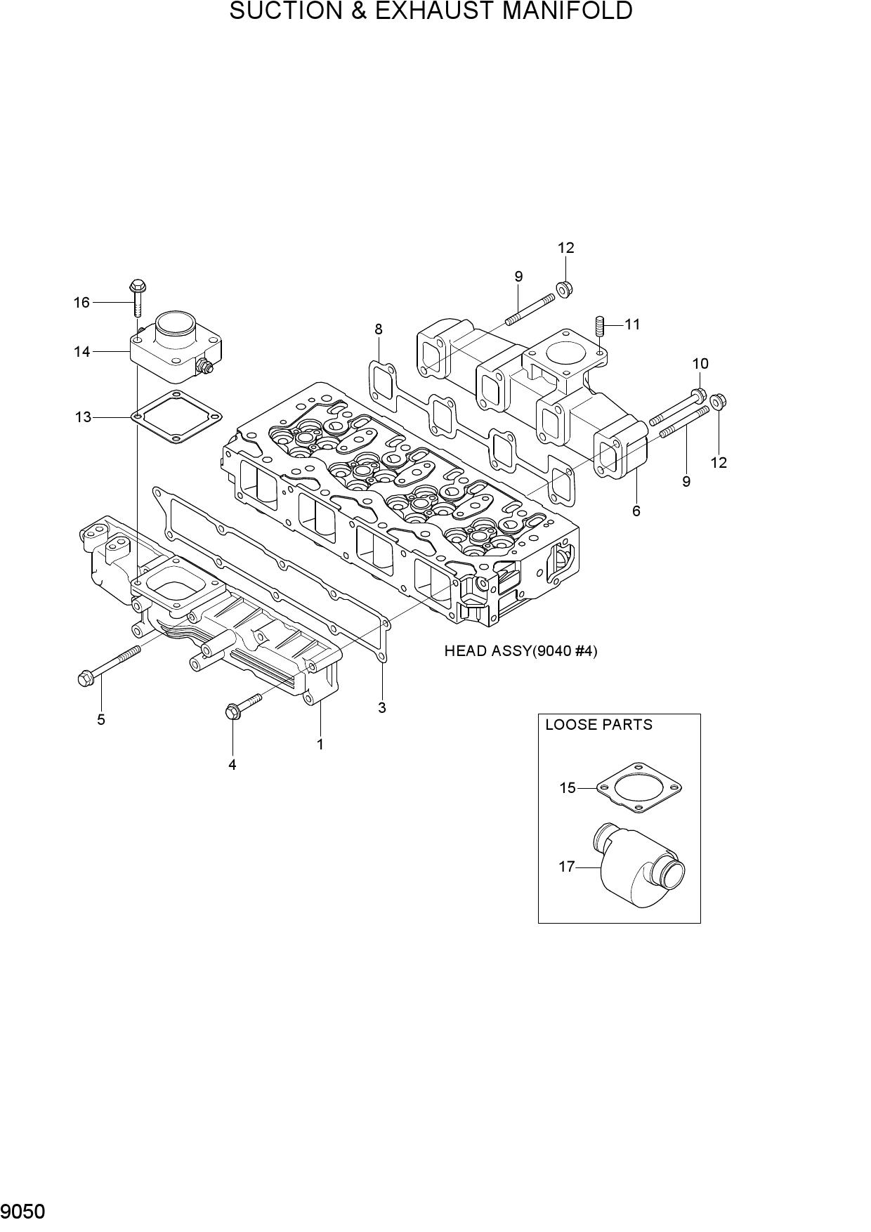 SUCTION & EXHAUST MAINFOLD