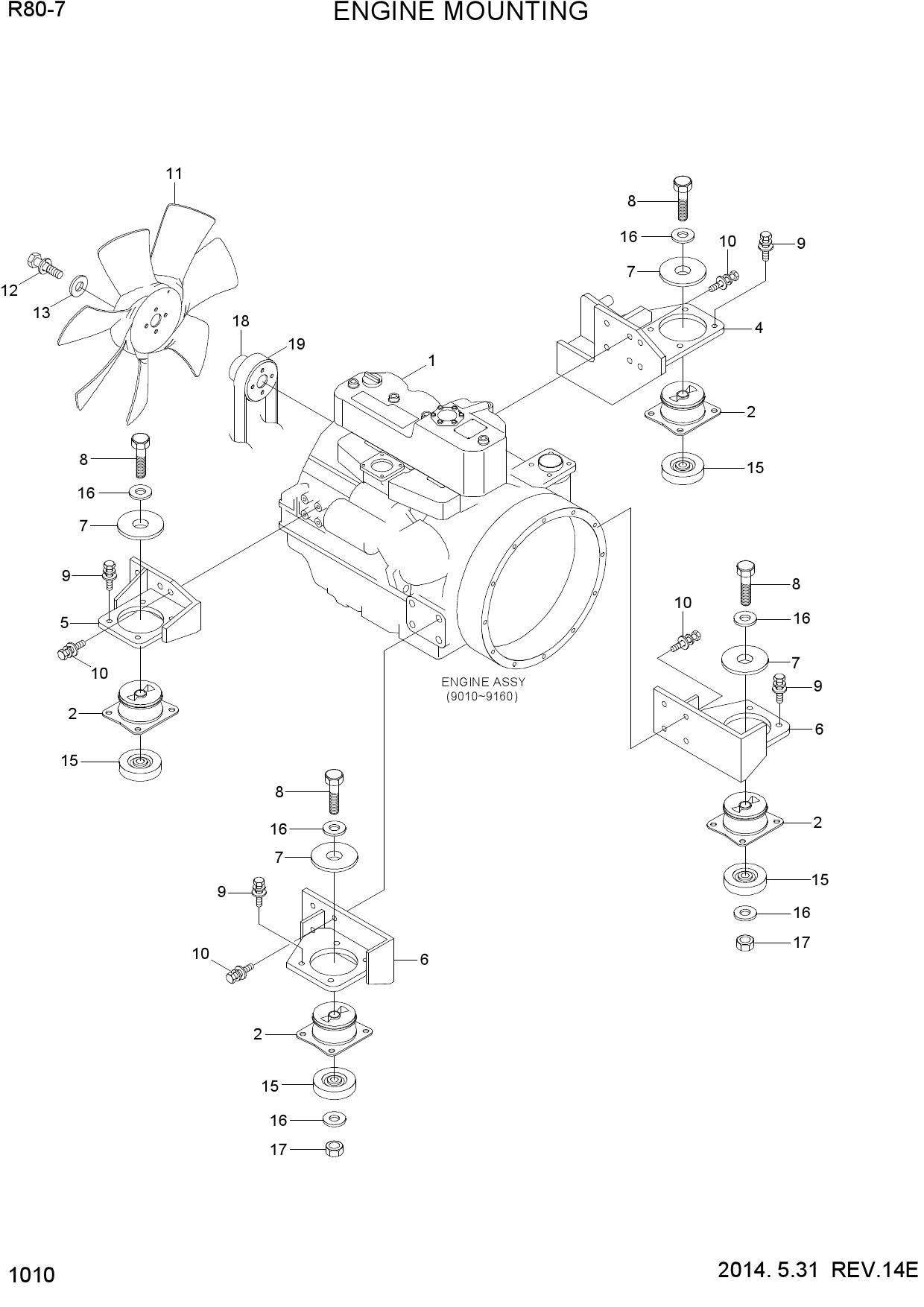 ENGINE MOUNTING