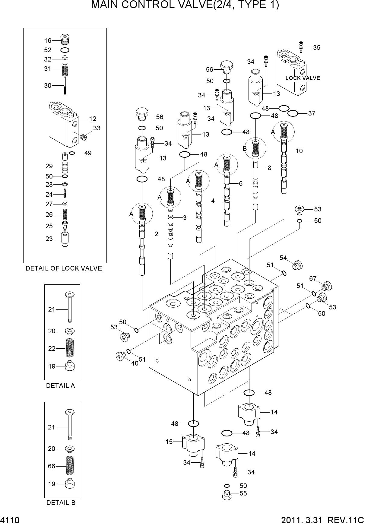 MAIN CONTROL VALVE(2/4, TYPE1)
