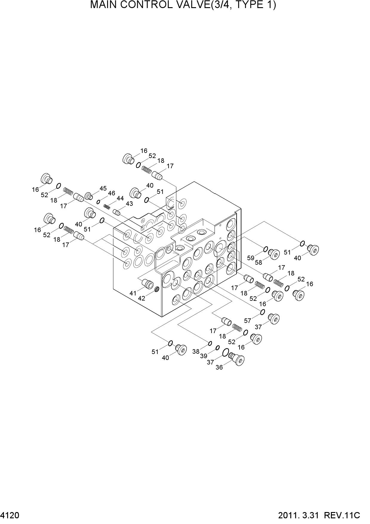 MAIN CONTROL VALVE(3/4, TYPE1)