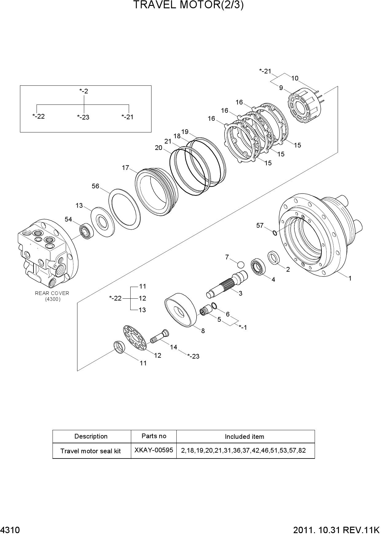 TRAVEL MOTOR(2/3)